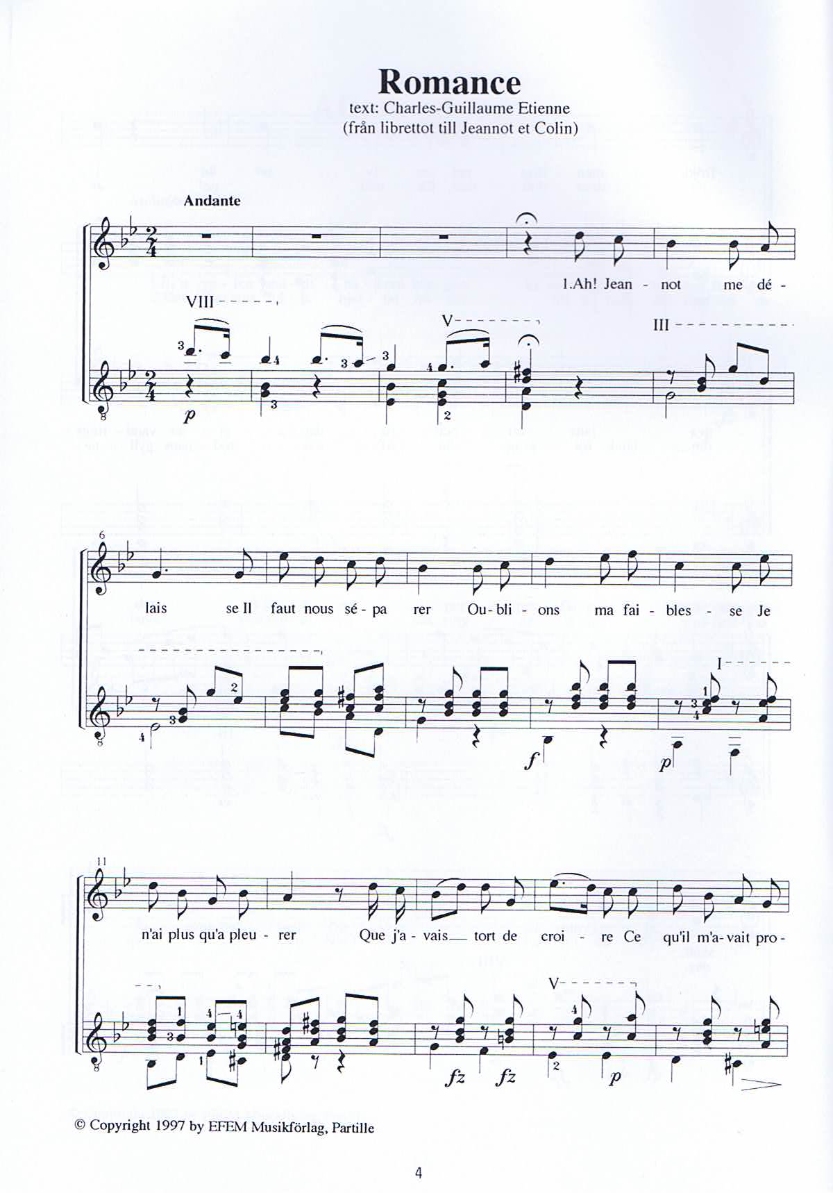 Sånger av Franz Berwald - 3