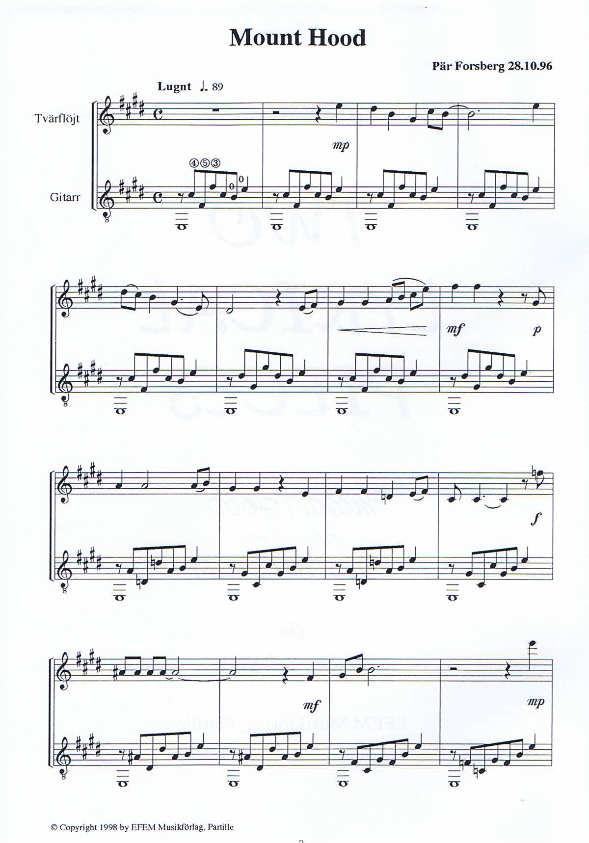 Two lyrical pieces - 2
