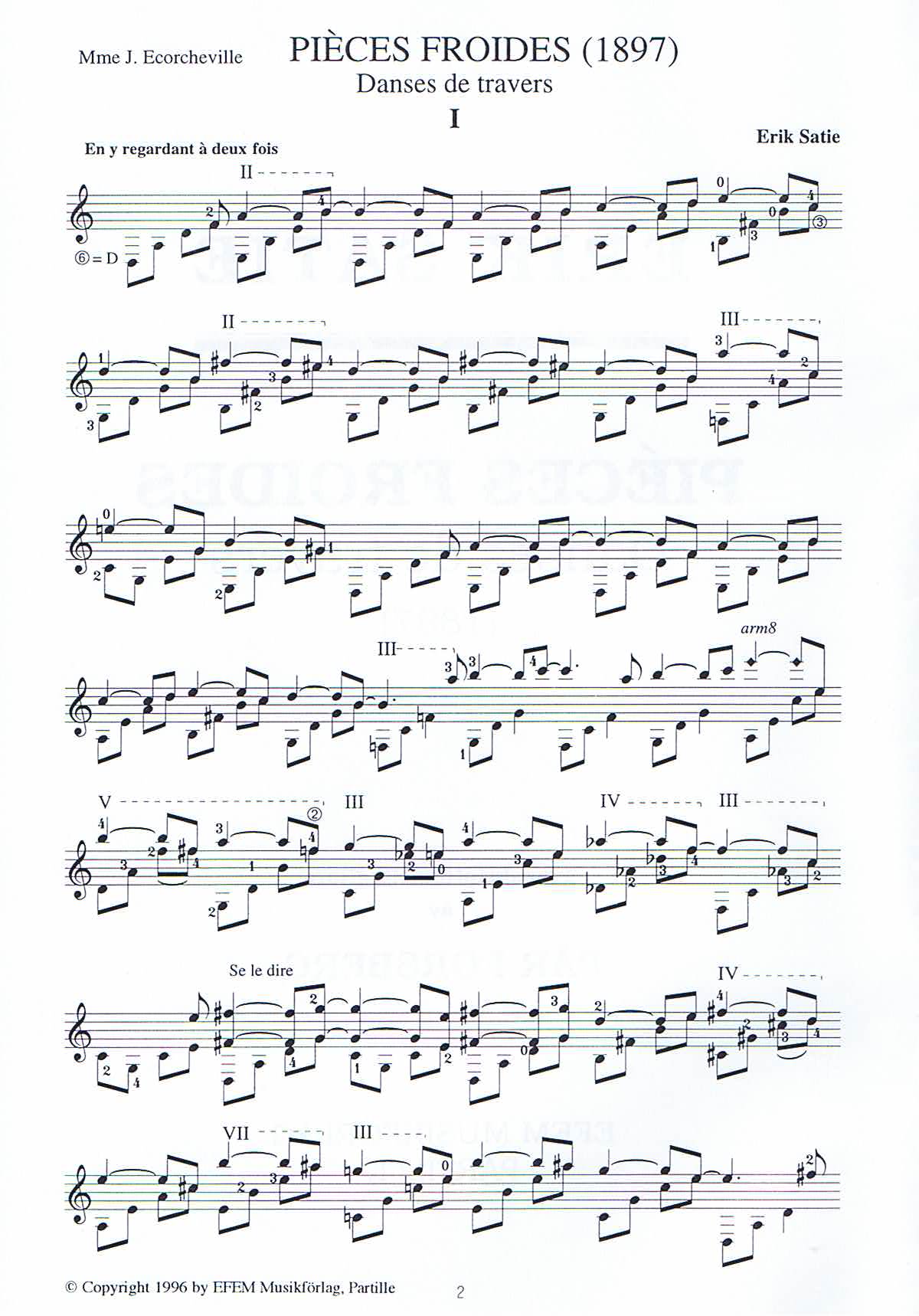 Piéces Froides - 2