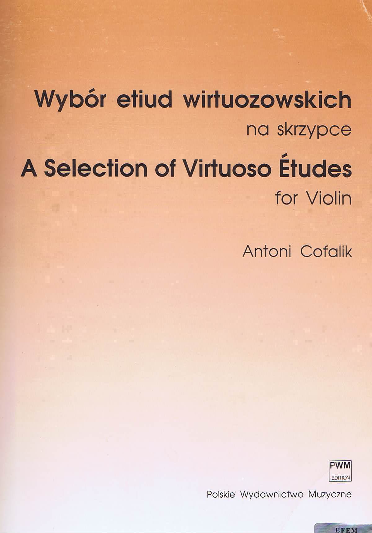 A Selection of Virtuoso Etudes