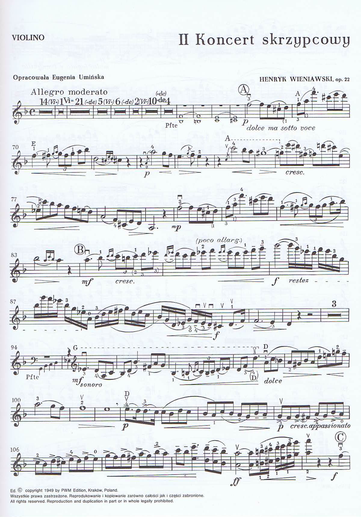 Concerto No. 2 for Violin - 4