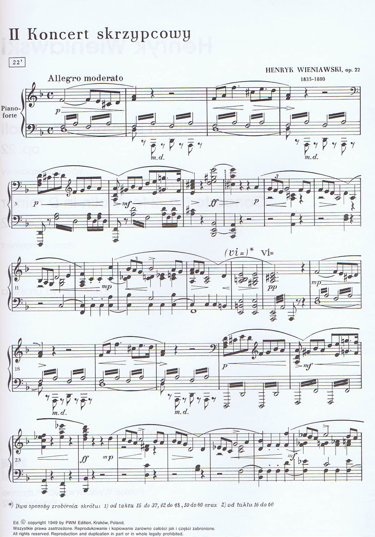 Concerto No. 2 for Violin - 2