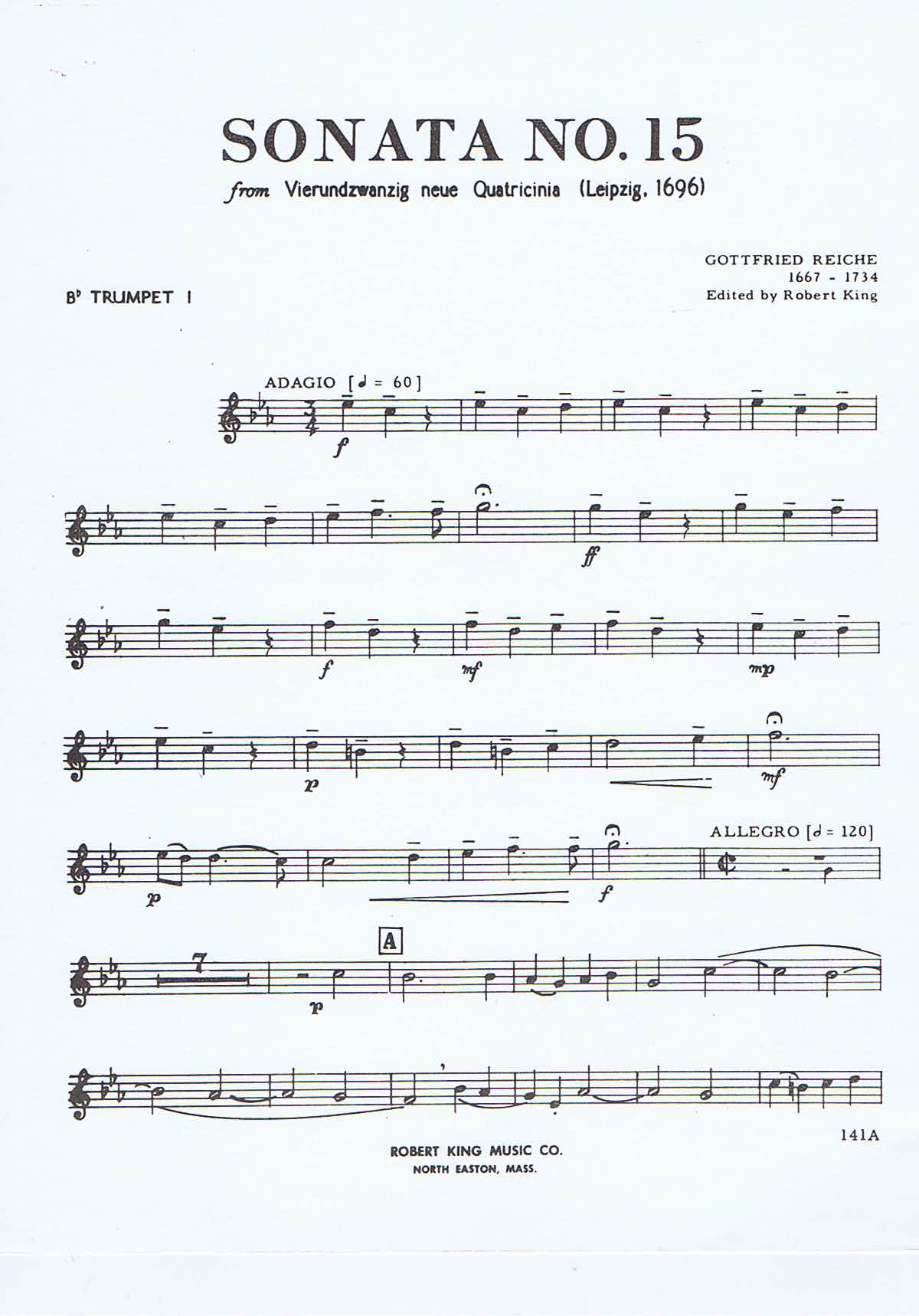 Gottfried Reiche - Sonata nr. 15 - 3