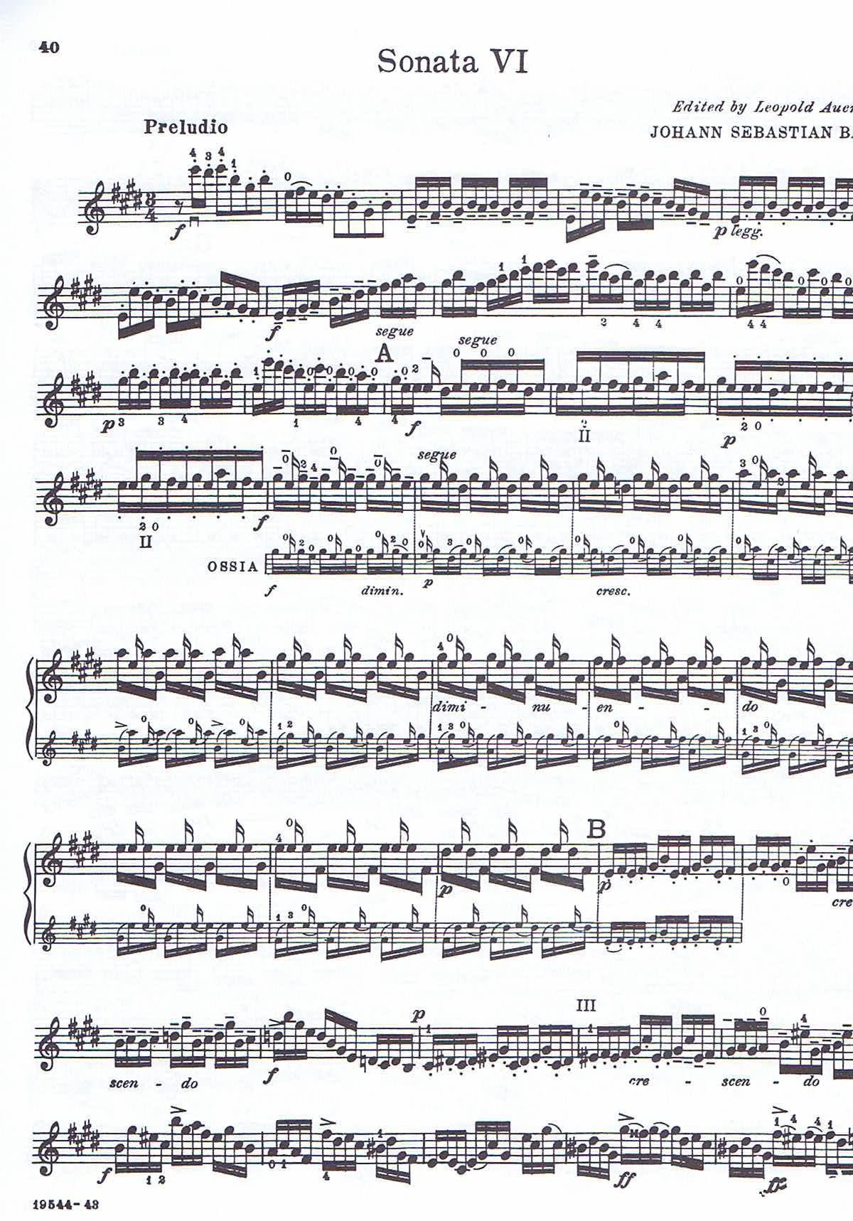 Bach - Six Sonatas - 4