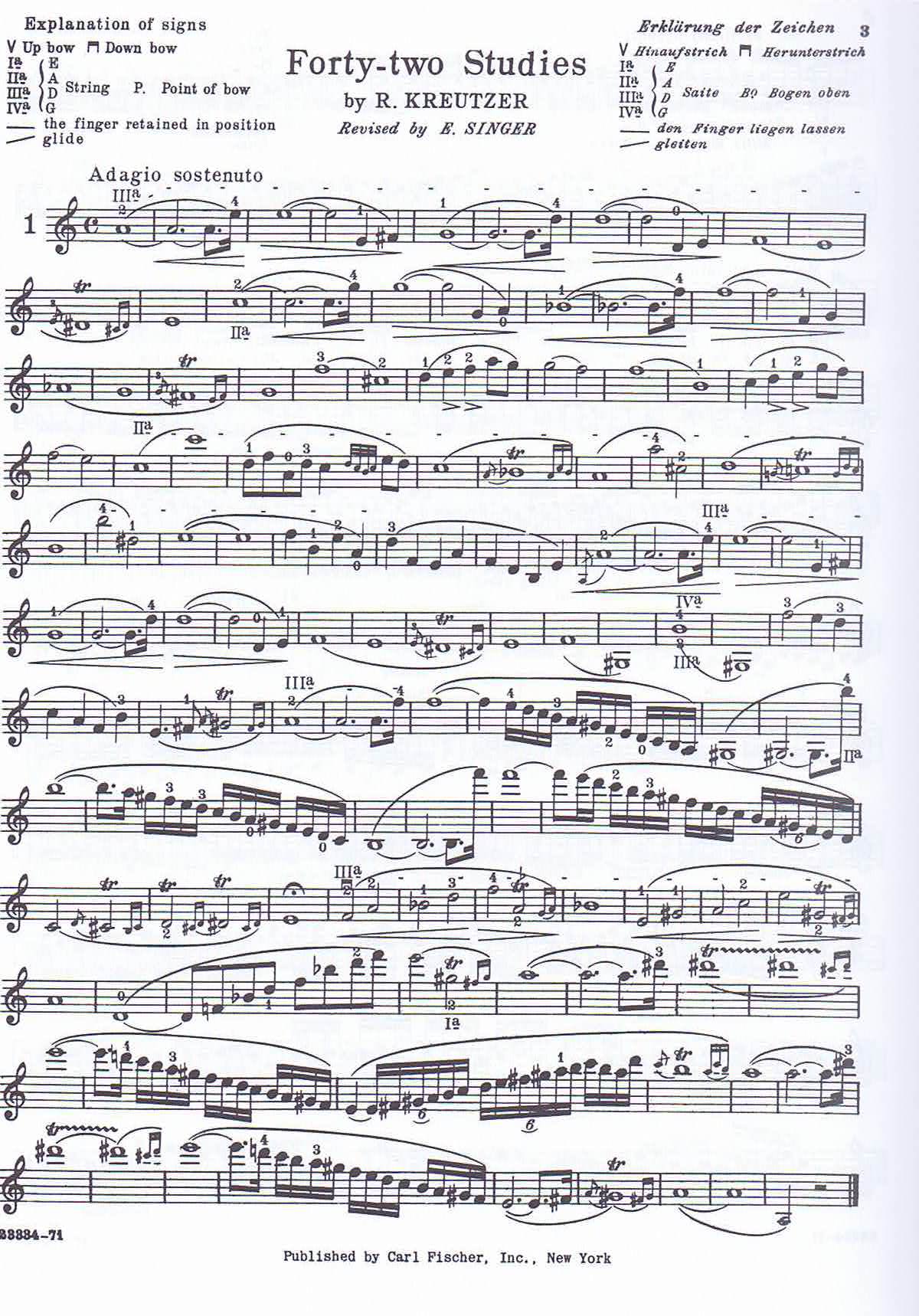 Kreutzer, Forty-two Studies - 2