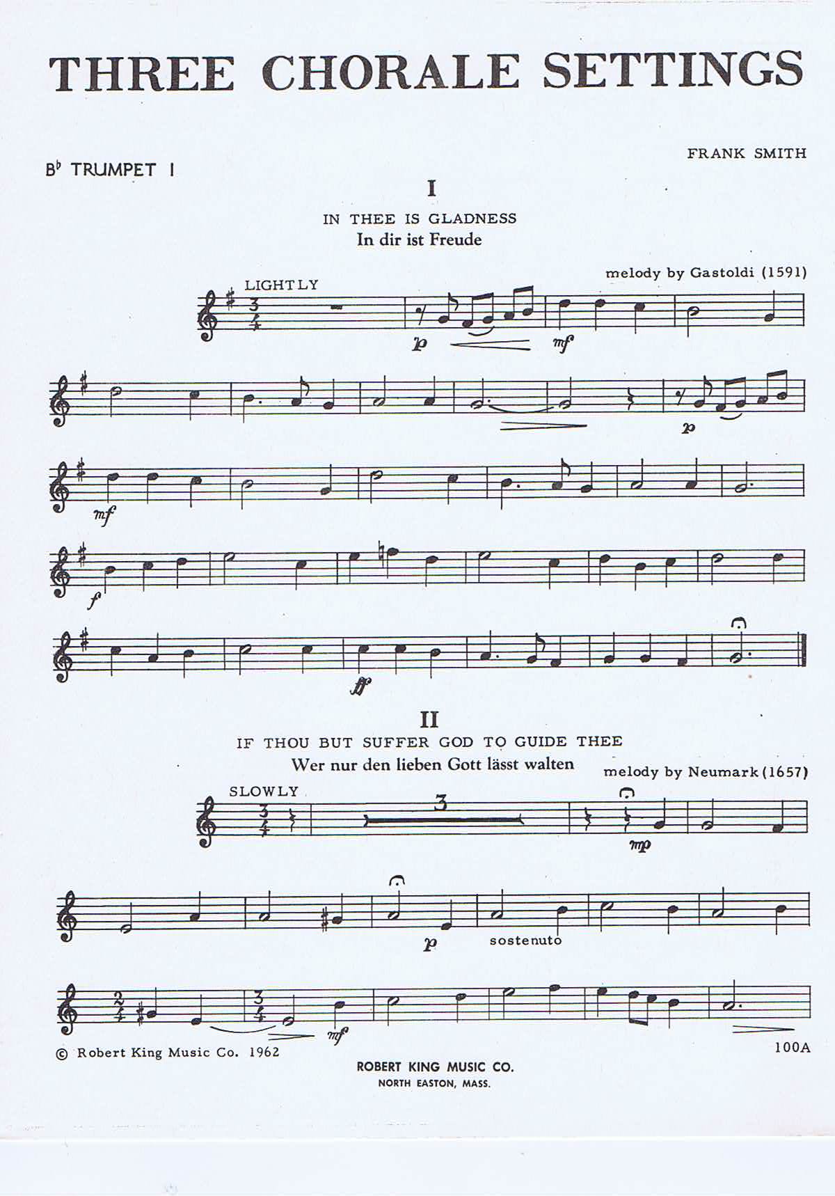 Frank Smith - Three Chorale Settings - 3