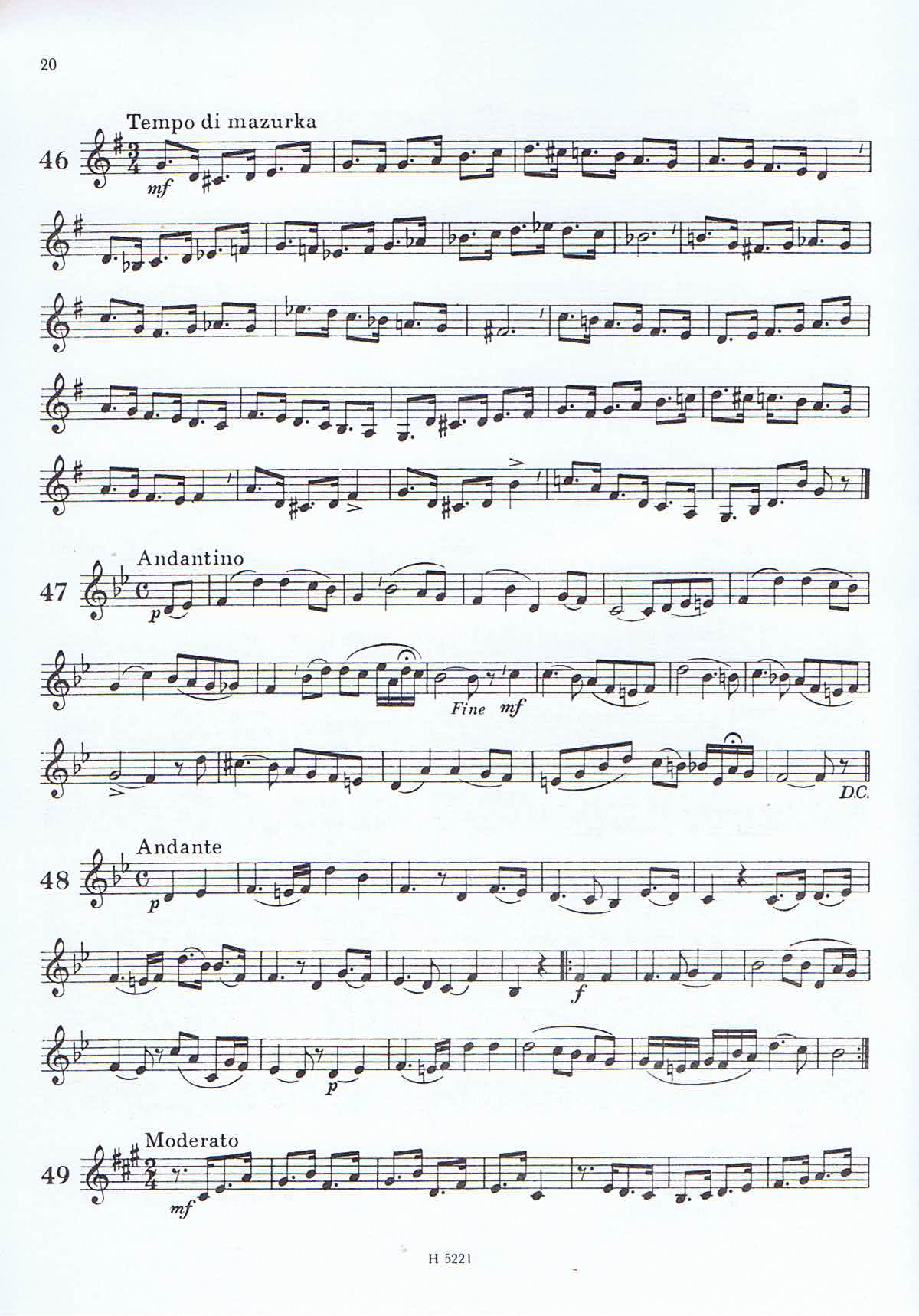 Arban - 50 lätta etyder - 3
