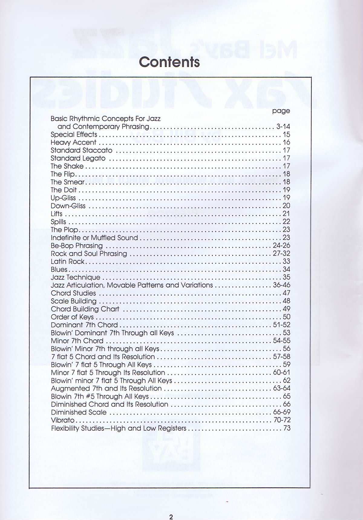 Jazz Sax Studies - 2