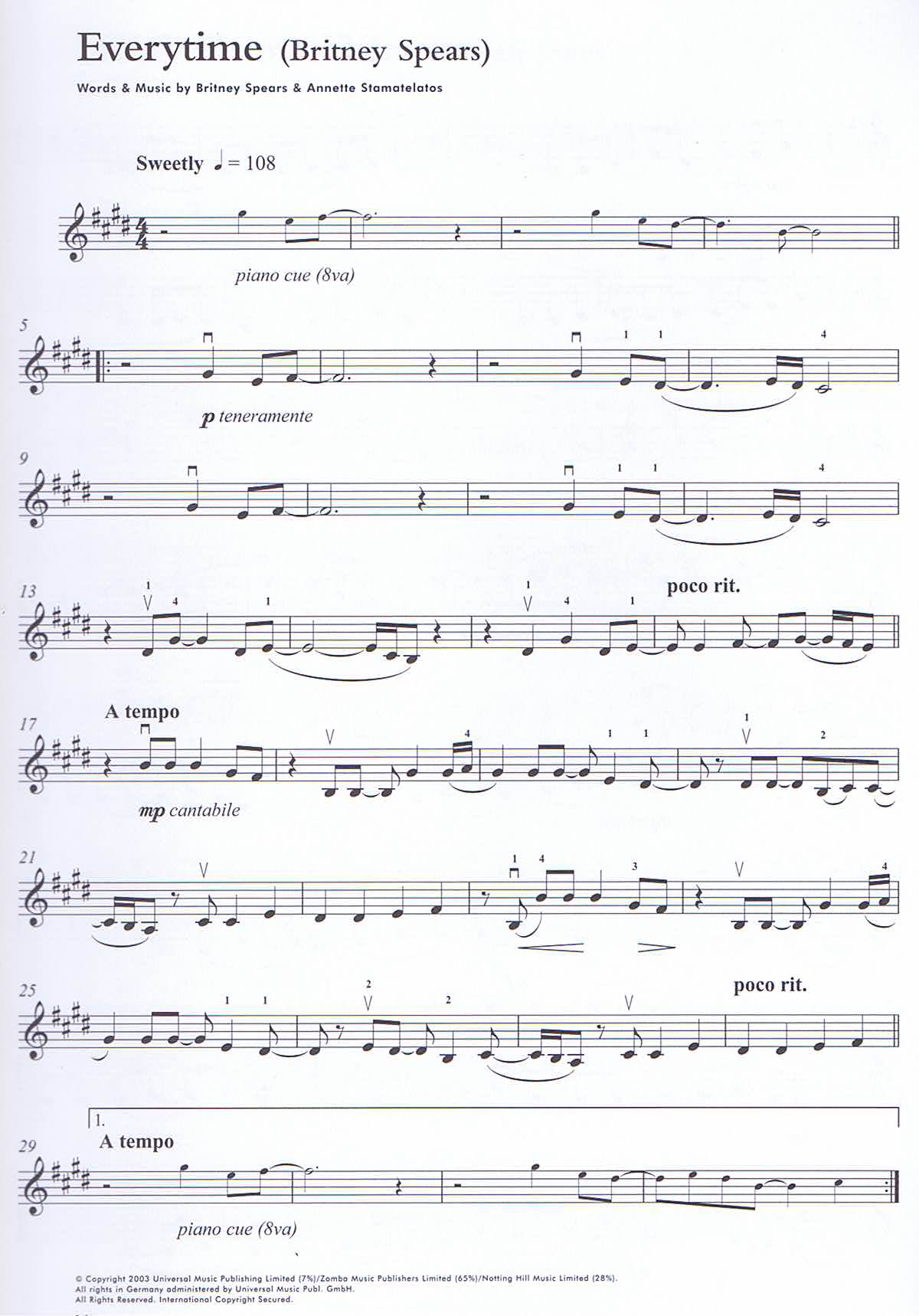 21st Century Hits, Playalong for Violin - 3