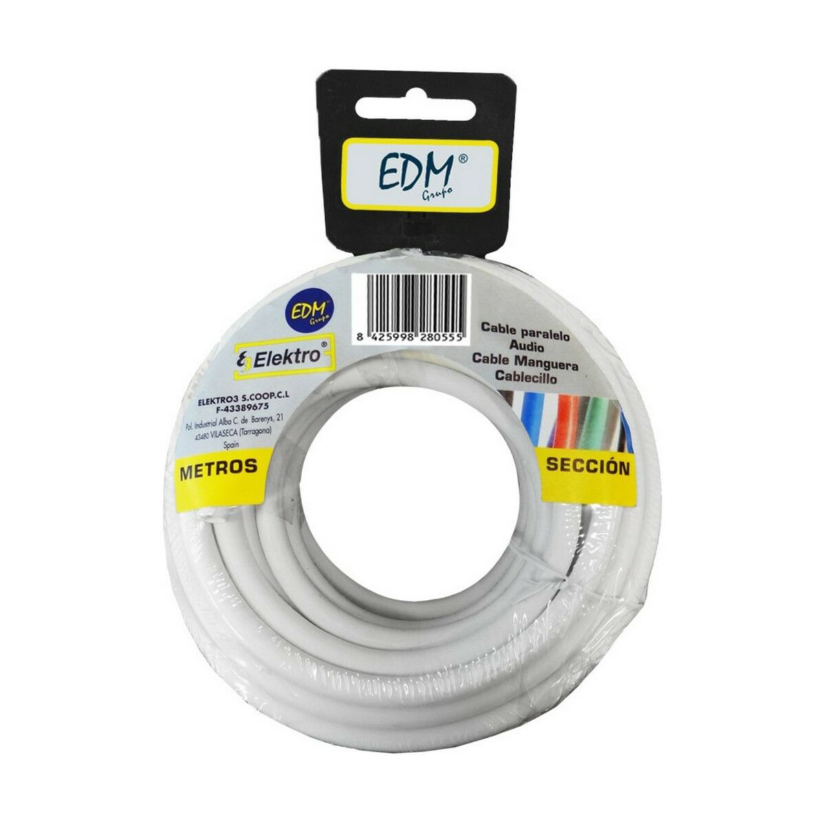 Kabel EDM 28096 Vit 3 x 1,5 mm 10 m - 2