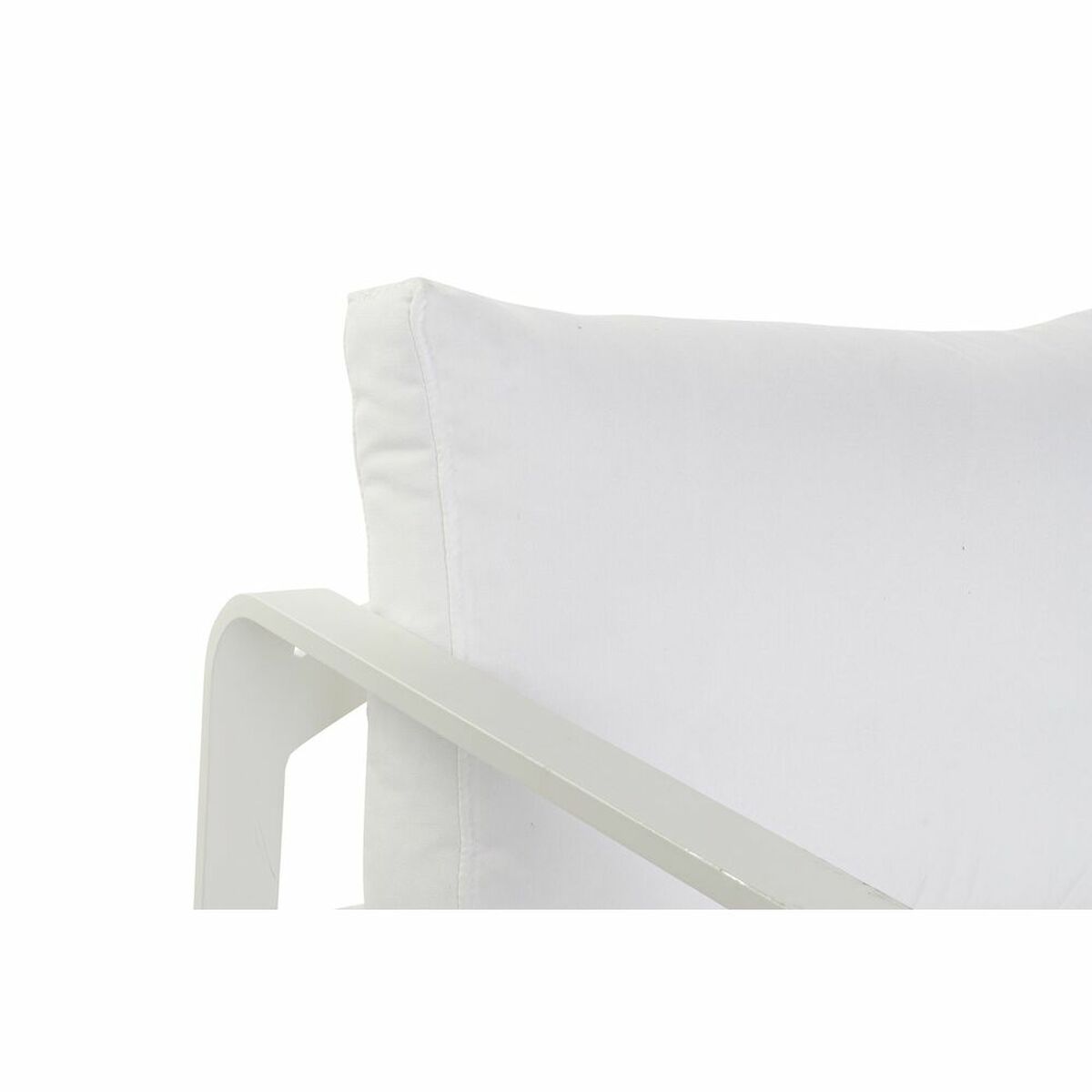 Trädgårdssoffa DKD Home Decor Vit Aluminium 78 cm 184 x 72 x 78 cm - 4