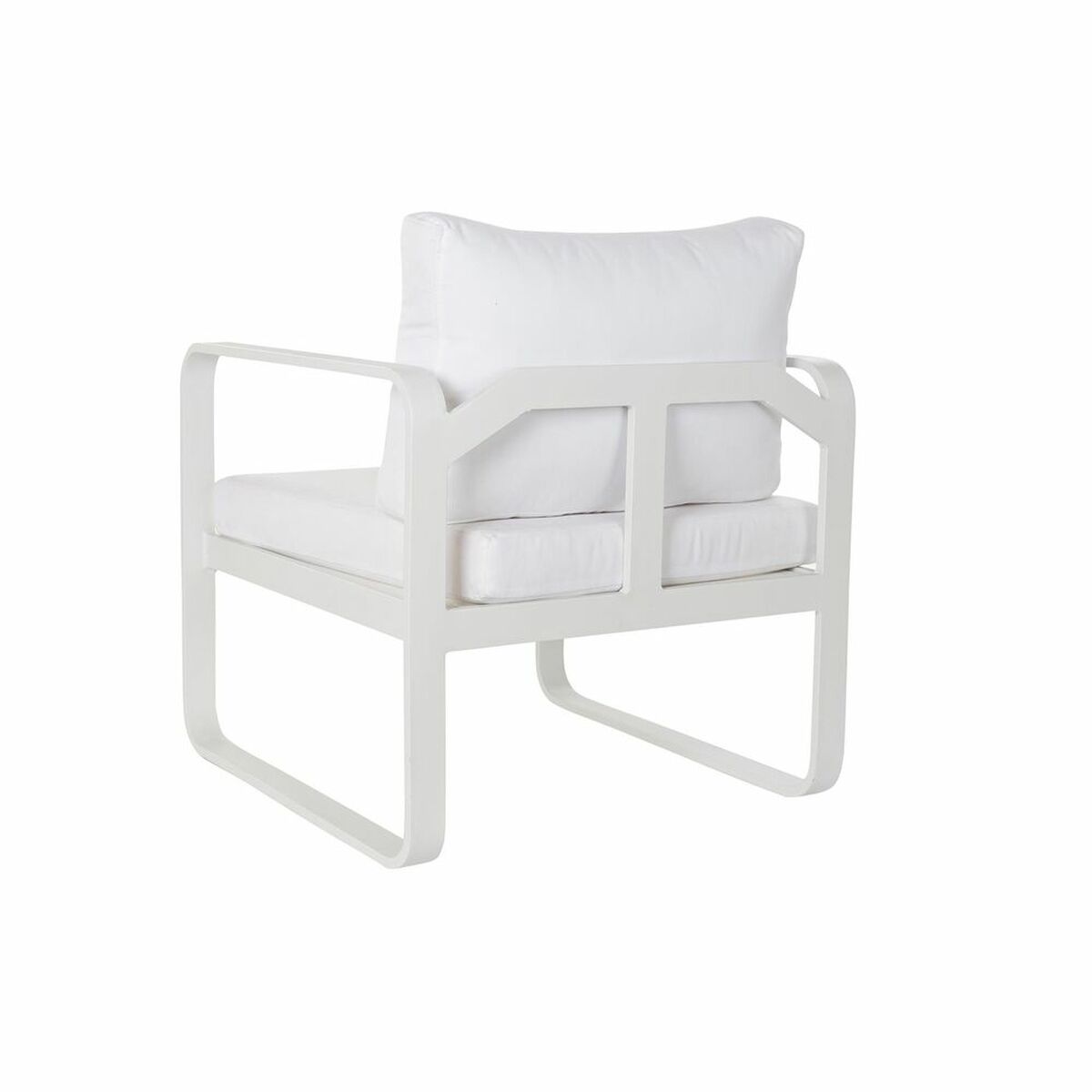 Trädgårdssoffa DKD Home Decor Vit Aluminium 78 cm 184 x 72 x 78 cm - 5
