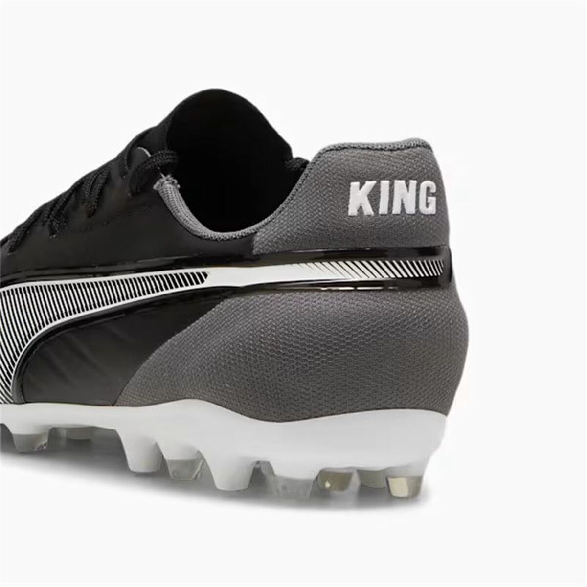 Fotbollsskor för vuxna Puma King Match Mg Svart - 5