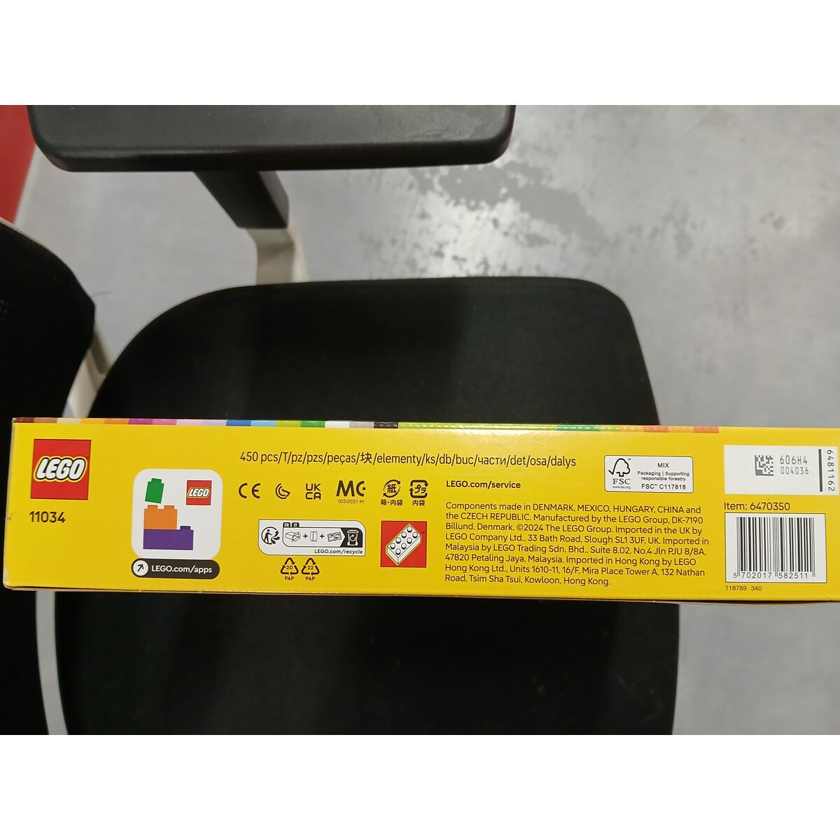 Byggsats Lego 11034 Classic Multicolour 450 Delar - 3