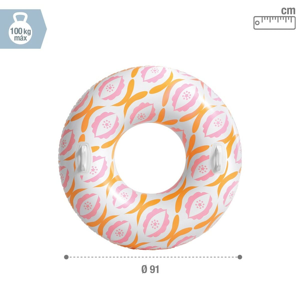Badring Donut Intex Timeless 115 x 28 x 115 cm (6 antal) - 6