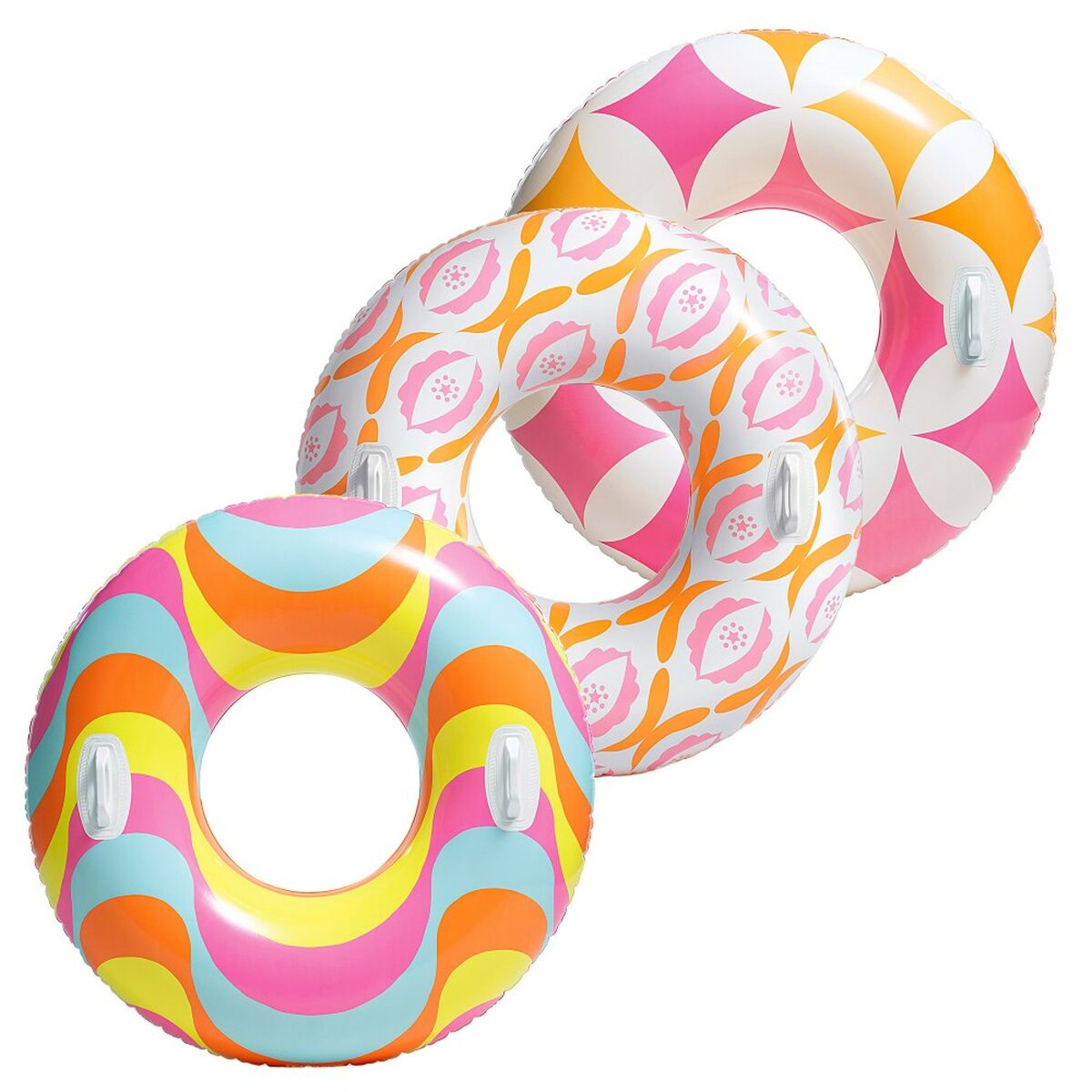 Badring Donut Intex Timeless 115 x 28 x 115 cm (6 antal) - 5
