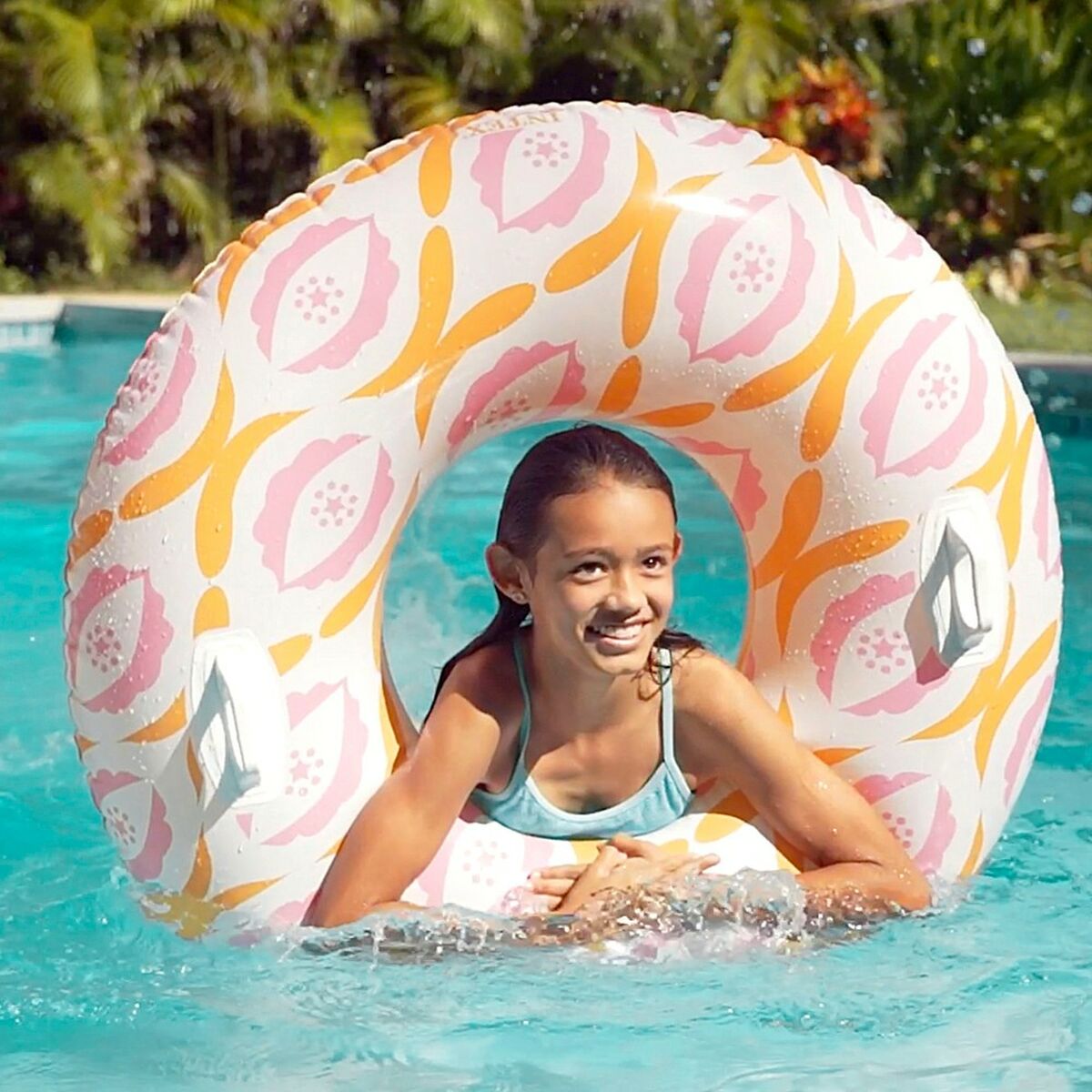 Badring Donut Intex Timeless 115 x 28 x 115 cm (6 antal) - 9