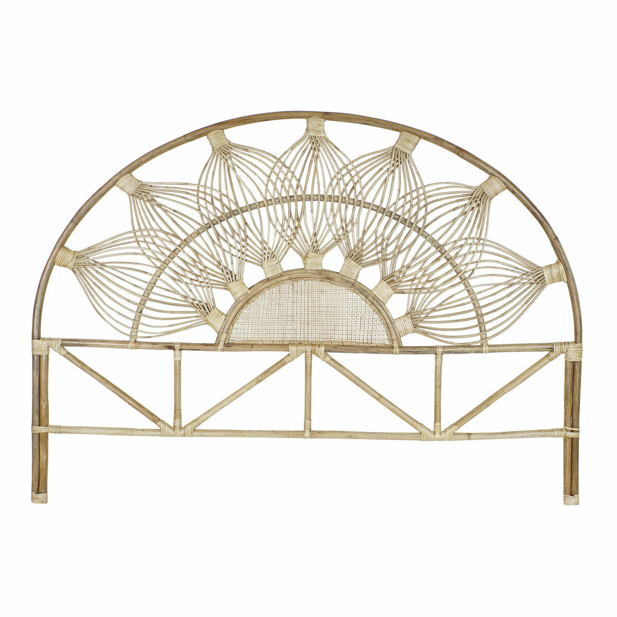 Sänggavel DKD Home Decor Brun (Renoverade B)