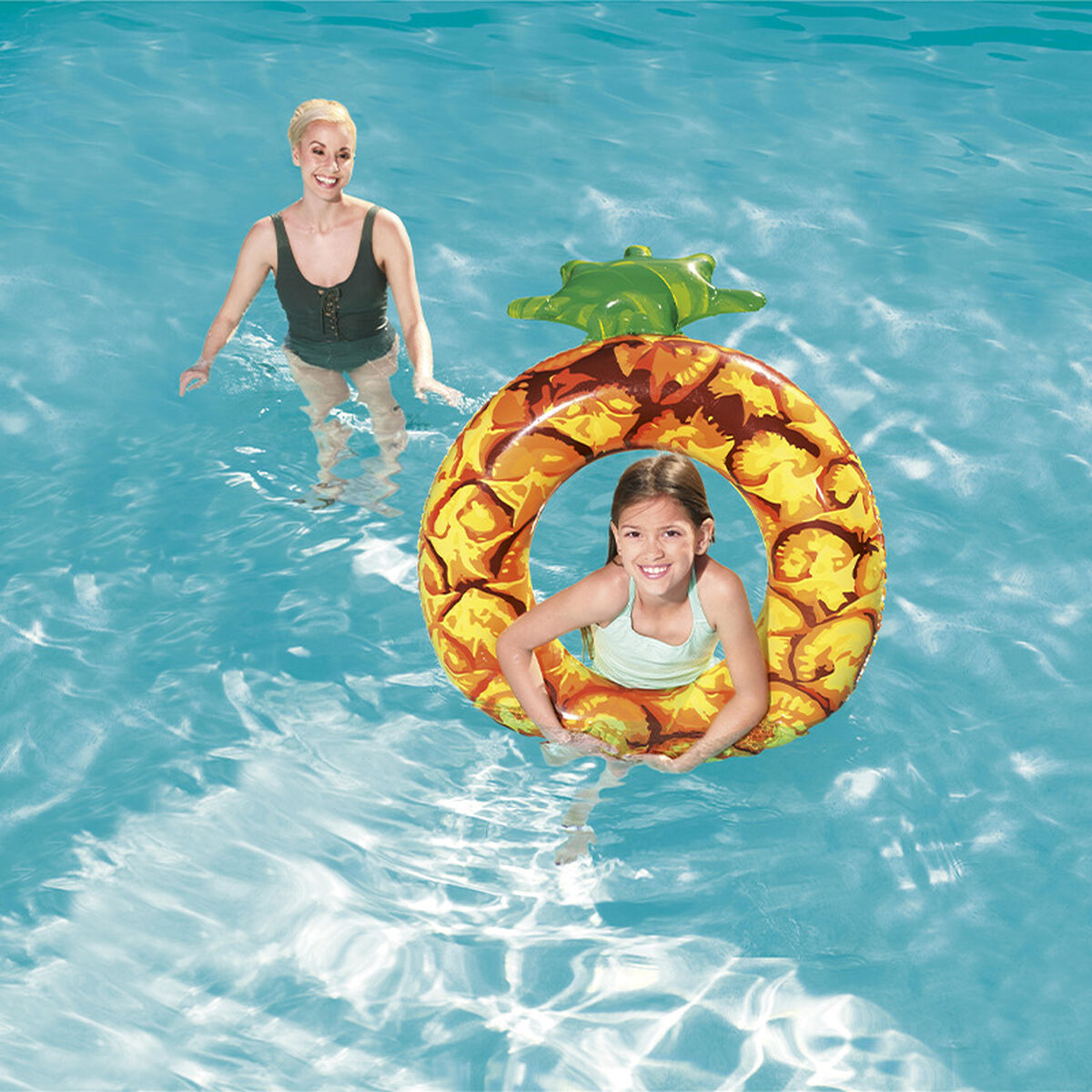 Bestway Uppblåsbar Flotte Vattenmelon och Ananas Olika Färger D116 cm +12 år Strand och Pool 36121 - 3