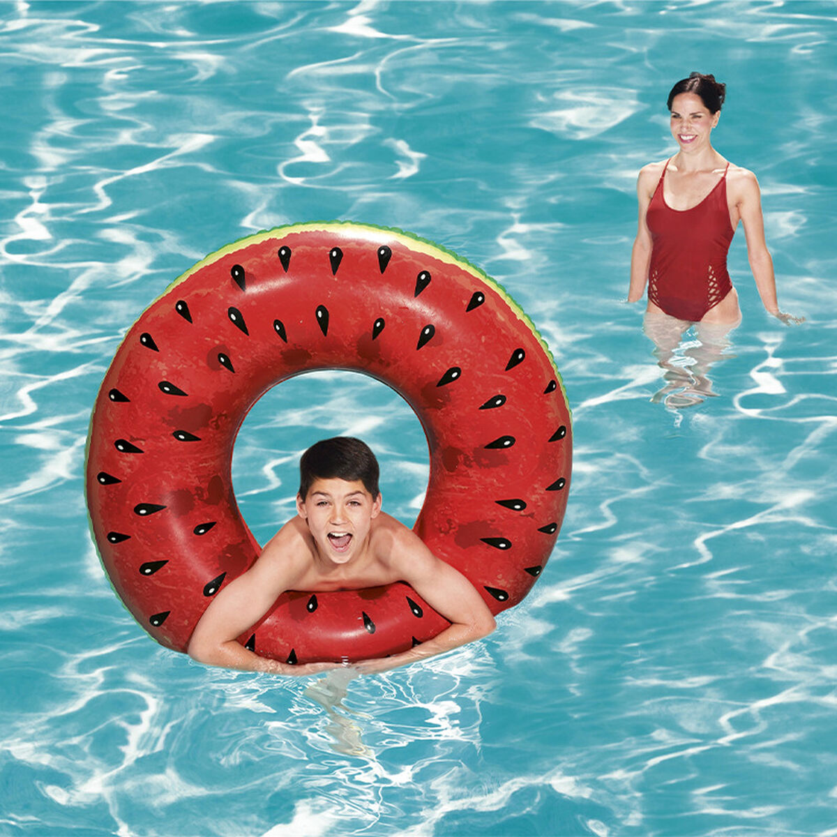 Bestway Uppblåsbar Flotte Vattenmelon och Ananas Olika Färger D116 cm +12 år Strand och Pool 36121 - 4