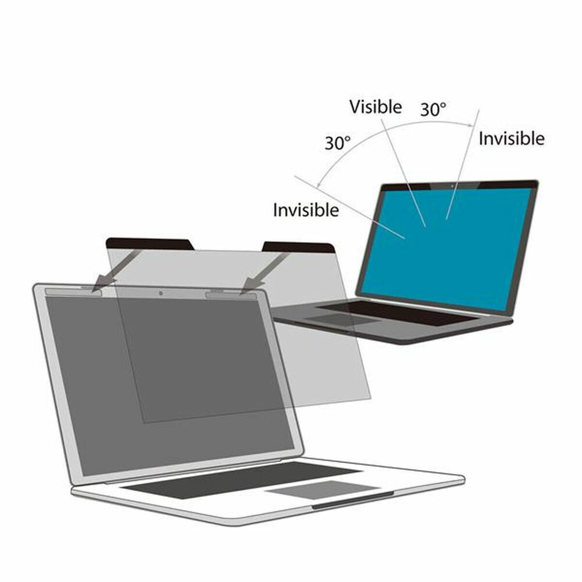 Sekretessfilter för datorskärm Startech PRIVSCNLT15 - 2
