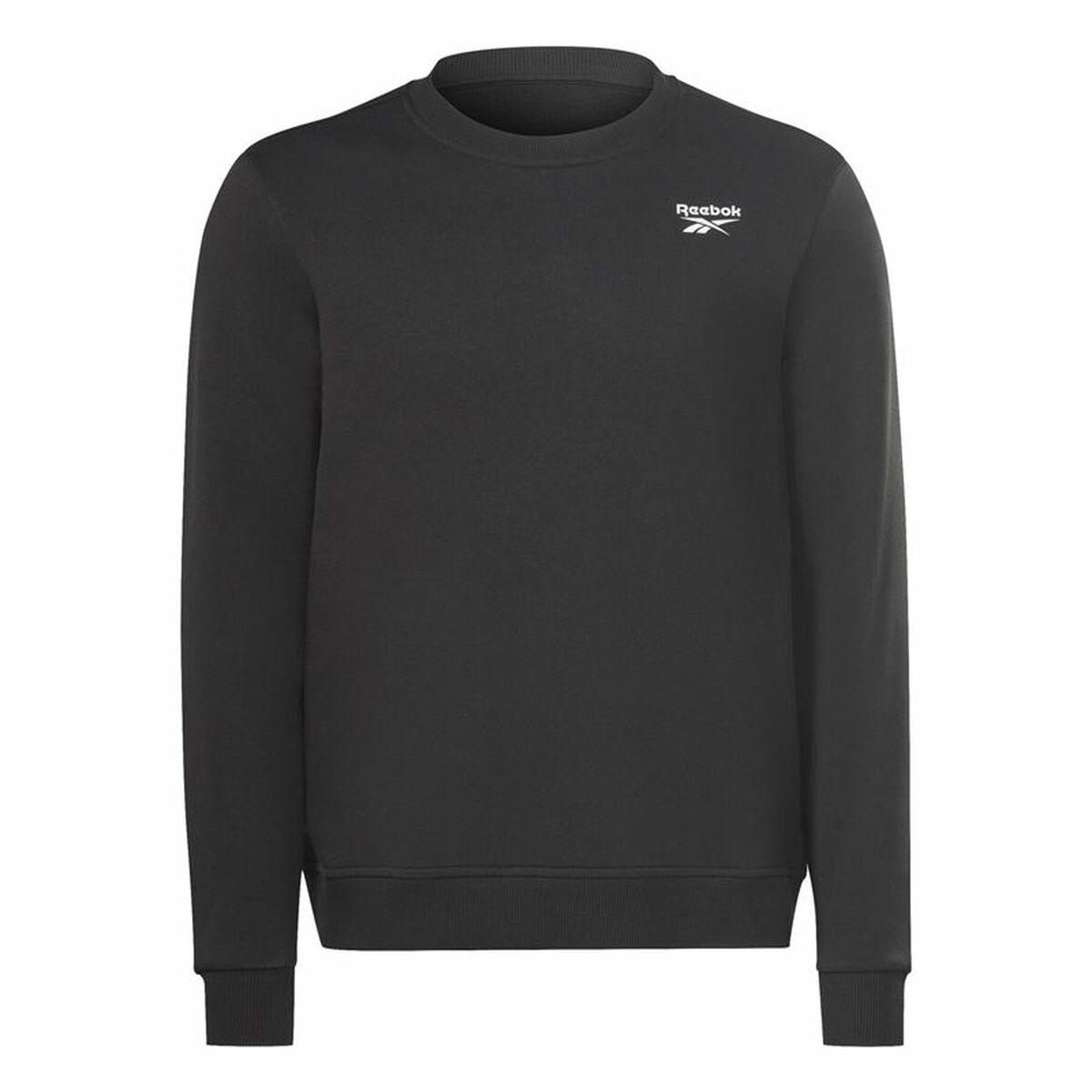 Tröja utan huva Reebok Identity Left Chest Logo Crew Svart M