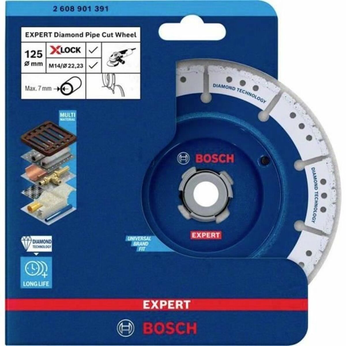 Skärskiva BOSCH Expert Keramik Ø 125 mm - 2
