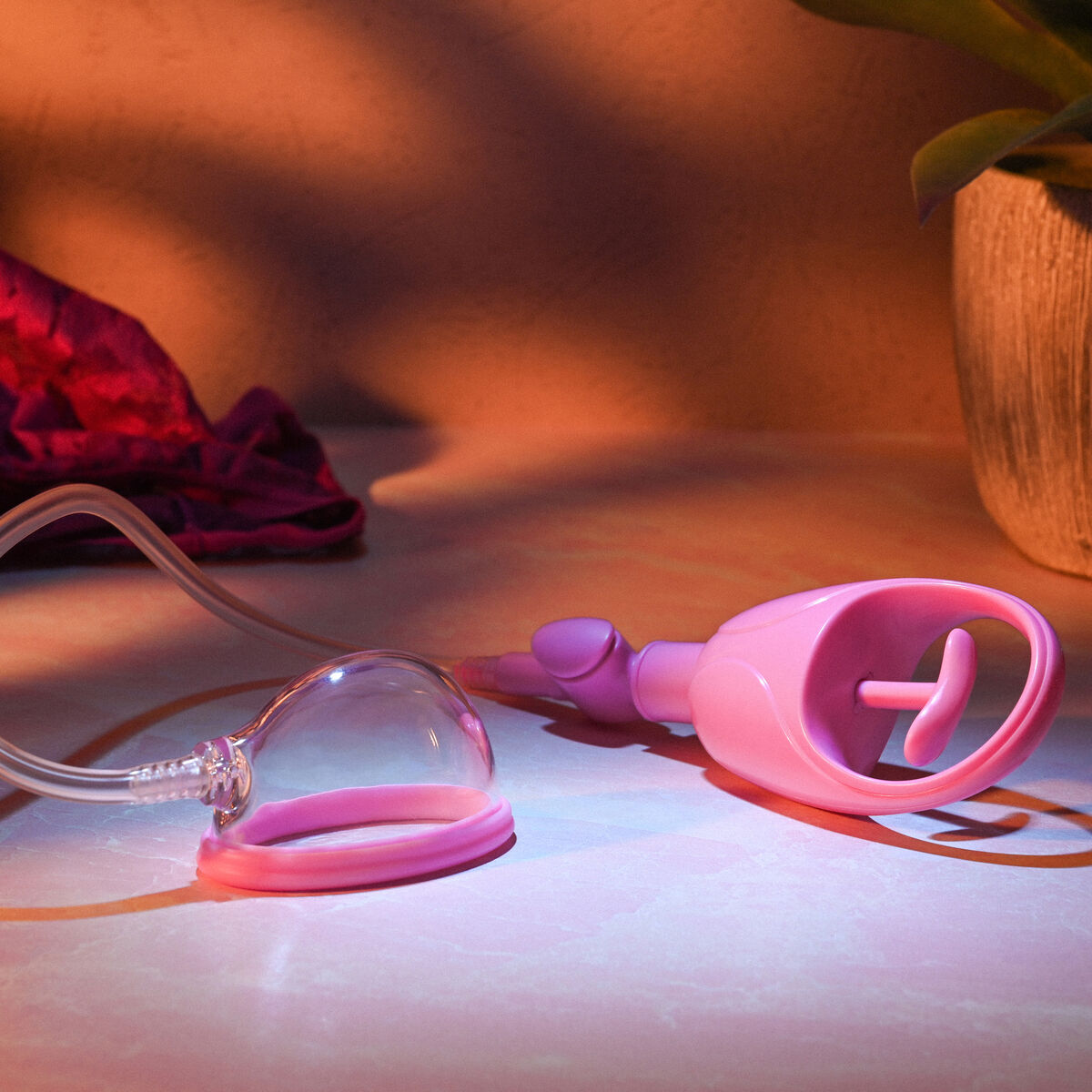Penispump Adam & Eve Rosa - 5