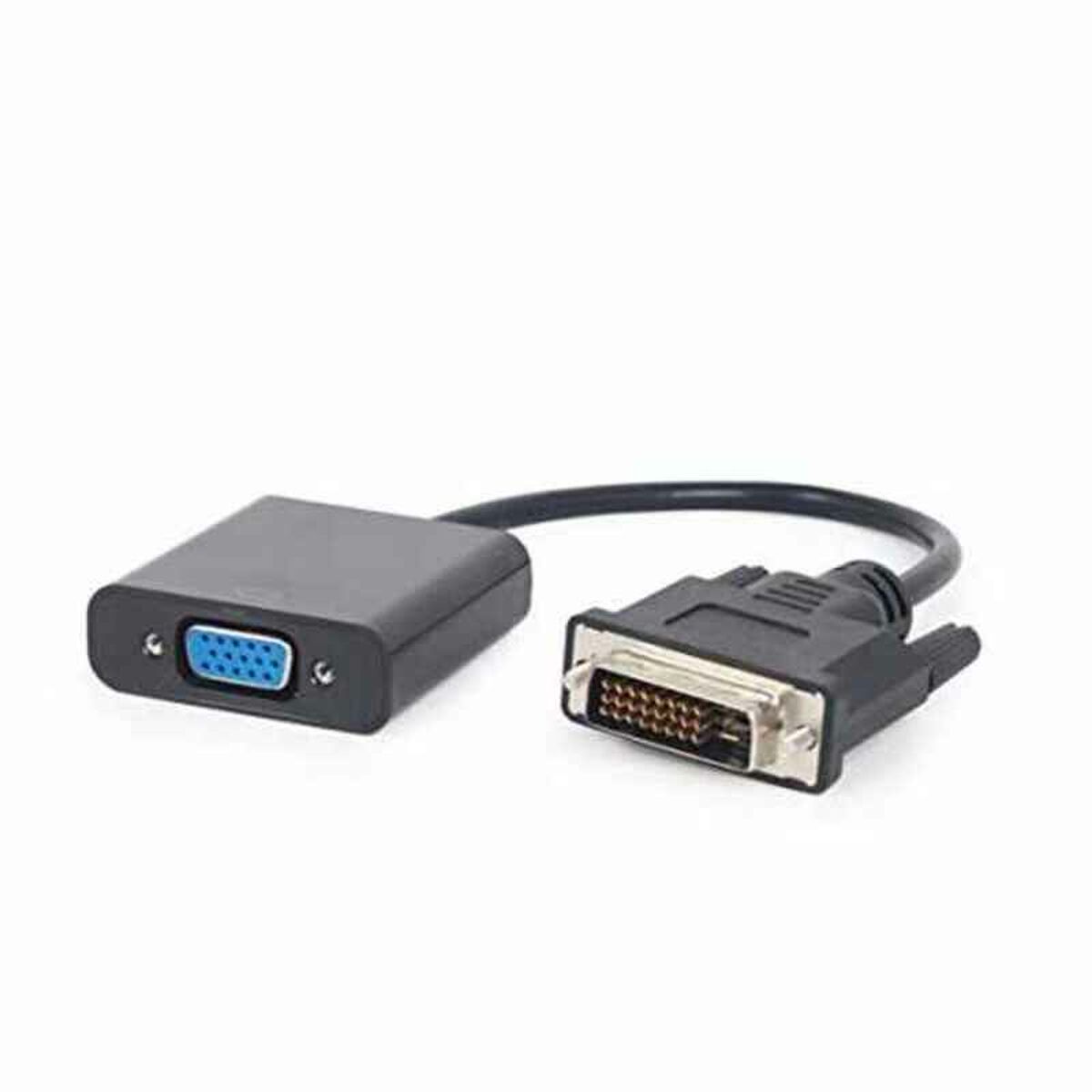 DVI till VGA Adapter GEMBIRD A-DVID-VGAF-01 Svart