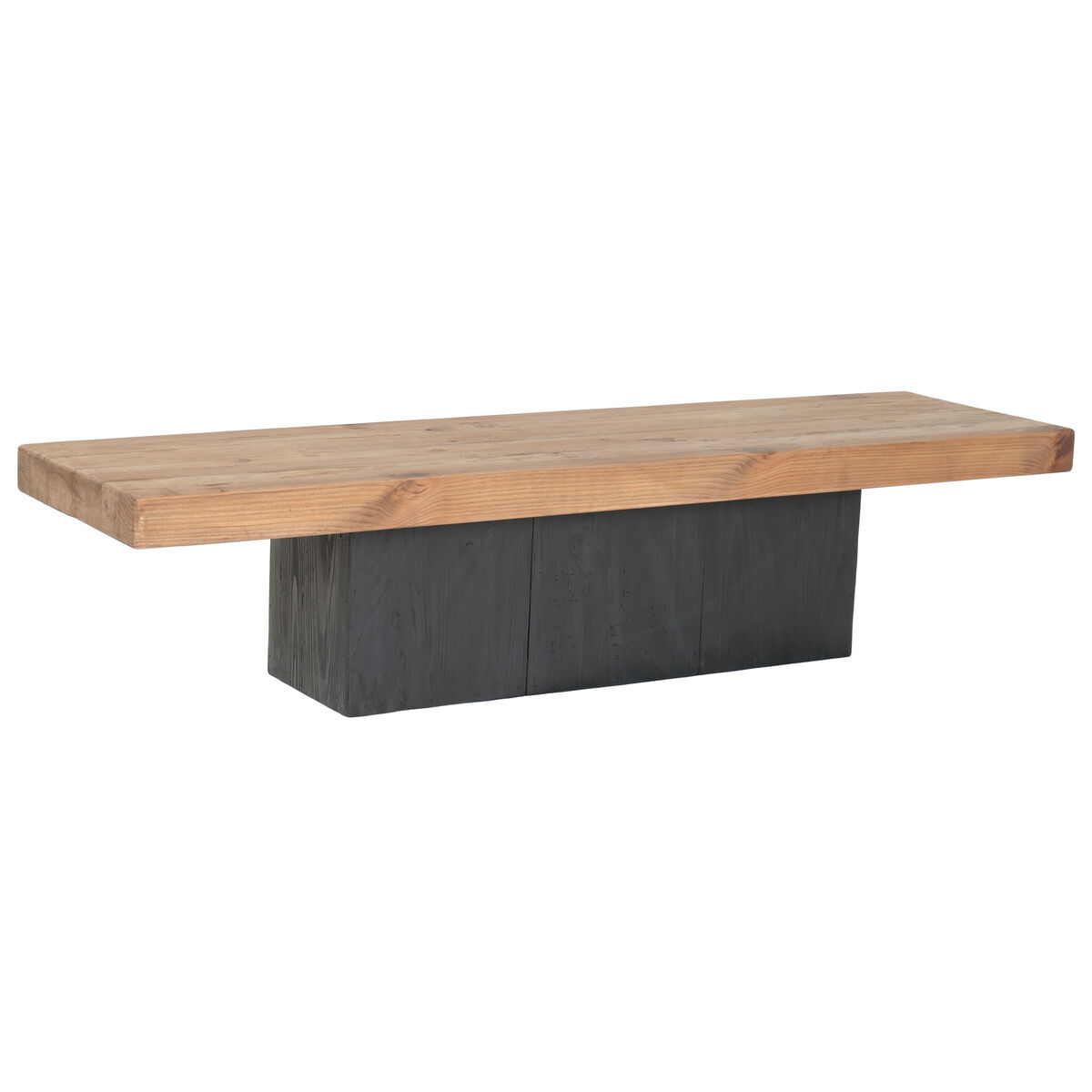 TV-möbler Home ESPRIT Svart Naturell 180 X 48 X 40 CM