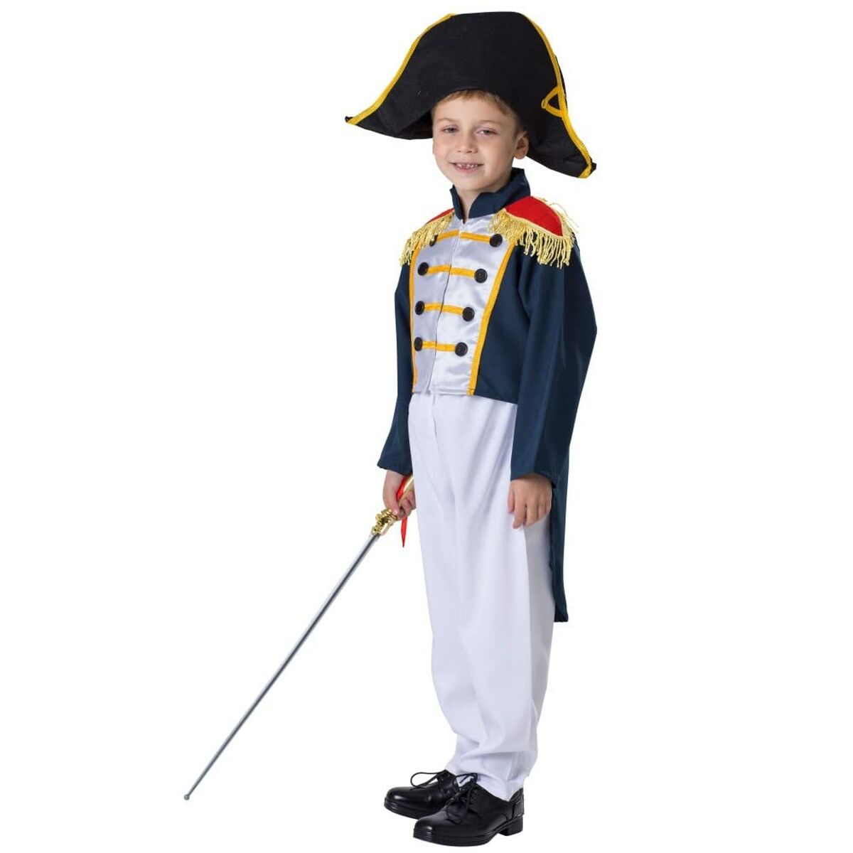 Maskeraddräkt för barn Dress Up America Napoleon Bonaparte Multicolour (Renoverade B) - 3