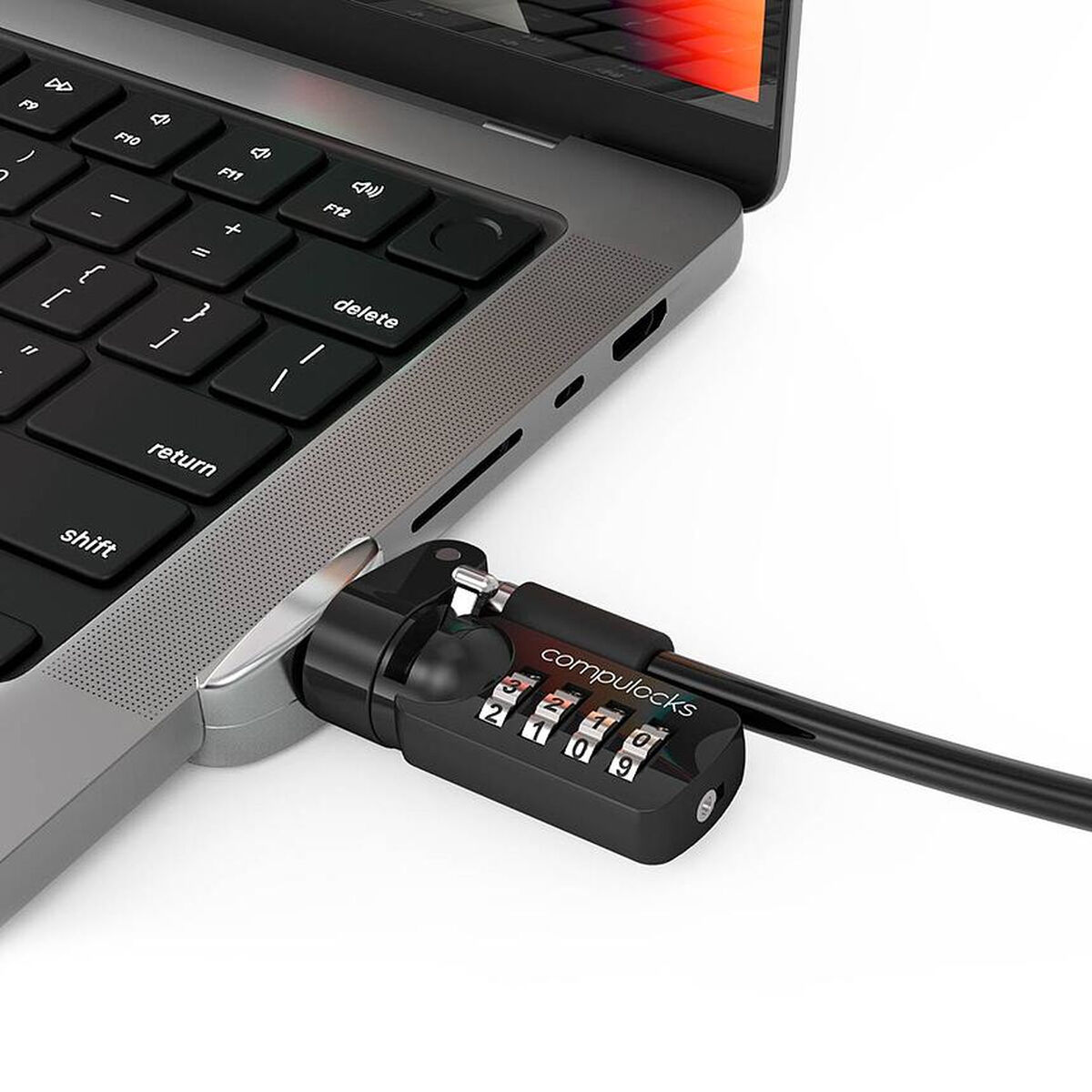 Säkerhetskabel Compulocks MBPR14LDG01CL - 3