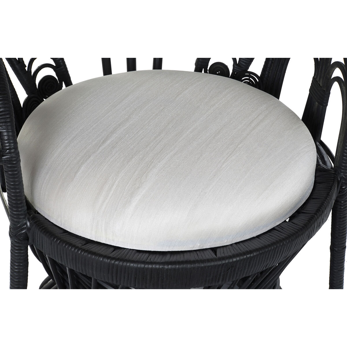 Trädgårdssoffa DKD Home Decor Vit Svart 96 x 66 x 145 cm 96 x 66 x 140 cm - 3