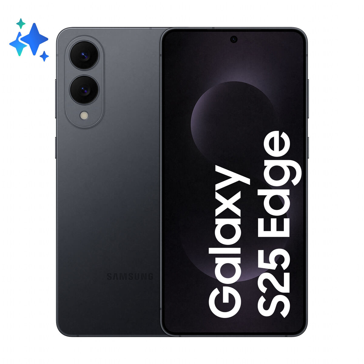 Smartphone Samsung GALAXY S25 EDGE 6,7" Qualcomm Snapdragon 8 Elite 12 GB RAM 512 GB Svart