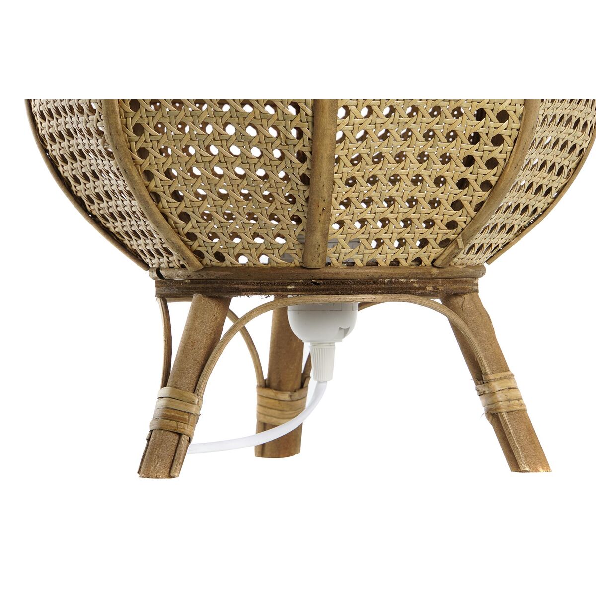 Bordslampa DKD Home Decor Brun Rattan 50 W (29 x 29 x 40 cm) - 6