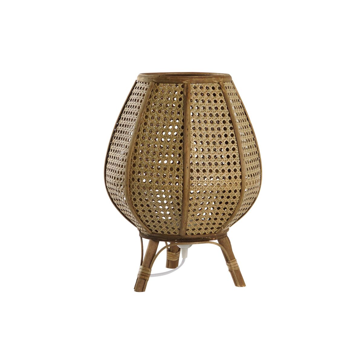 Bordslampa DKD Home Decor Brun Rattan 50 W (29 x 29 x 40 cm) - 2