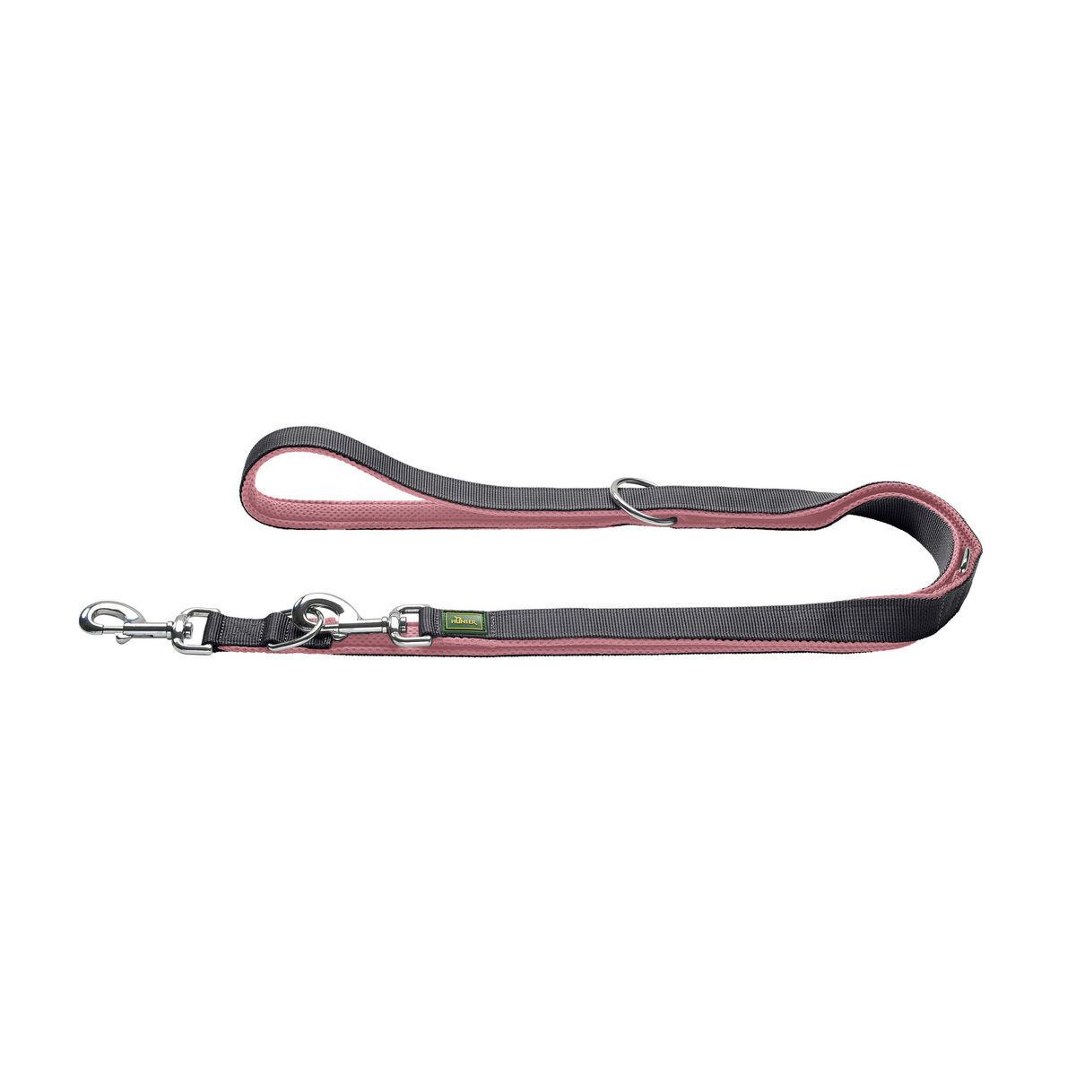 DoHundkoppel Hunter Maldon Rosa 2 m Justerbar - 2