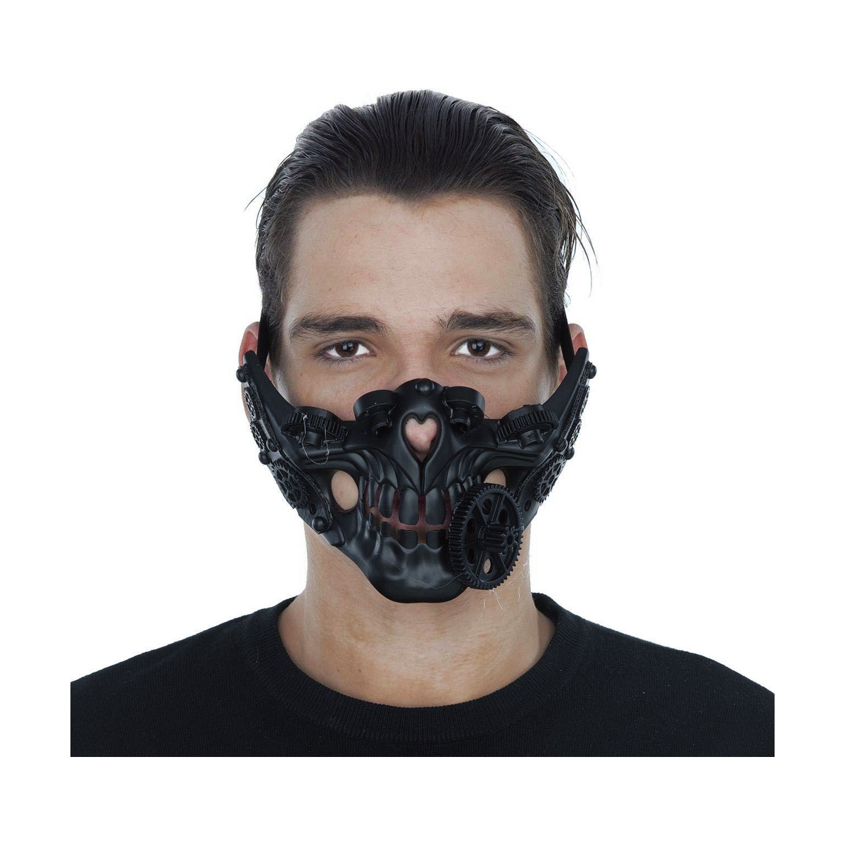 Mask My Other Me Svart S One size Steampunk