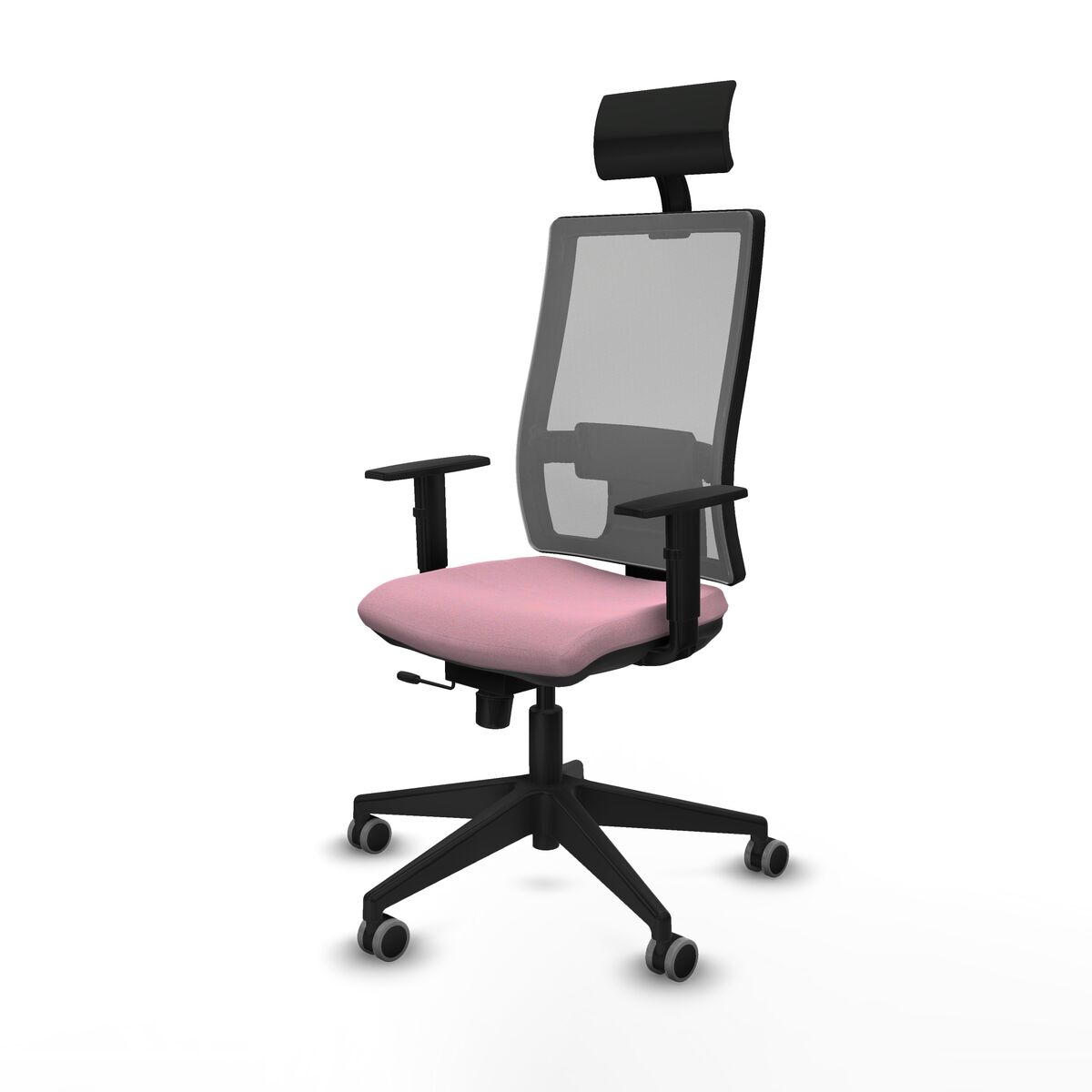 Kontorsstol med nackstöd Piqueras y Crespo 1D066G1 Rosa - 2