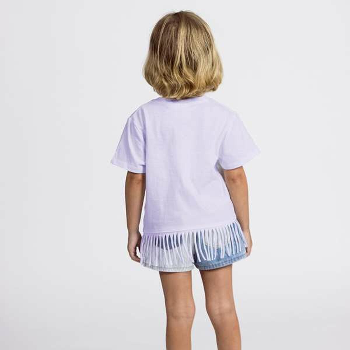 Barn T-shirt med kortärm Minnie Mouse Purpur - 5