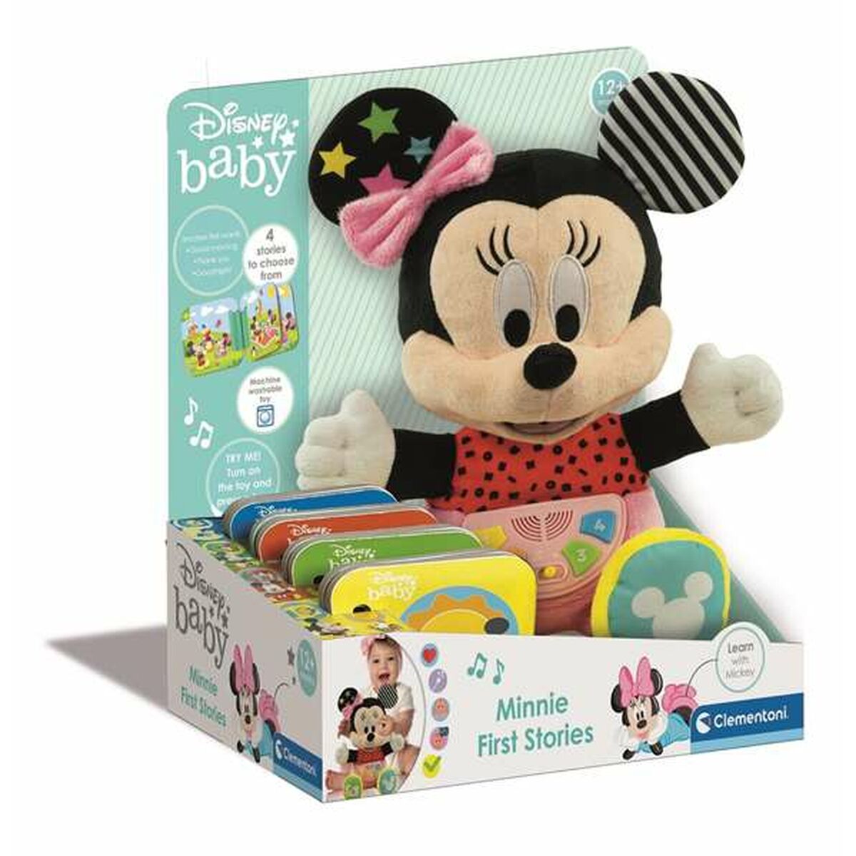 Sagoberättare Minnie Mouse Baby Mjukisleksak 30,5 x 32 x 17,5 cm - 2