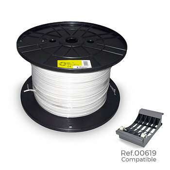 Parallel interfacekabel Sediles 28999 2 x 1,5 mm Vit 500 m
