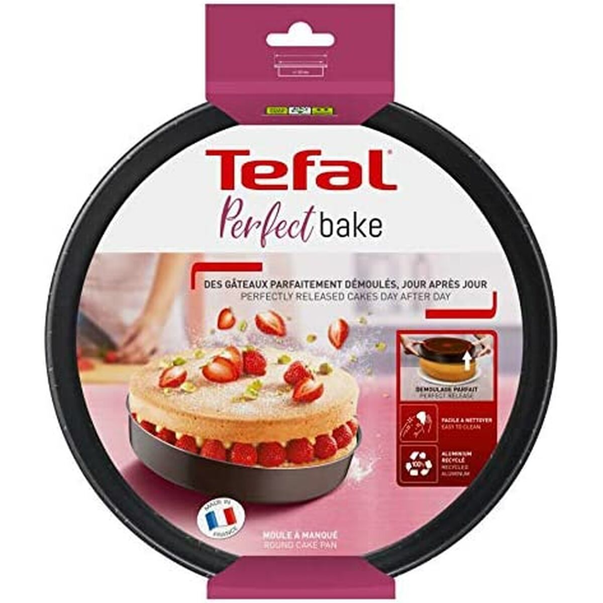 Ugnsform Tefal Ø 24 cm Brun Metall Aluminium - 8