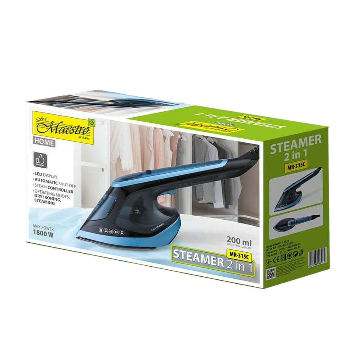 Ångrengöring Feel Maestro MR-315C 1800 W - 6