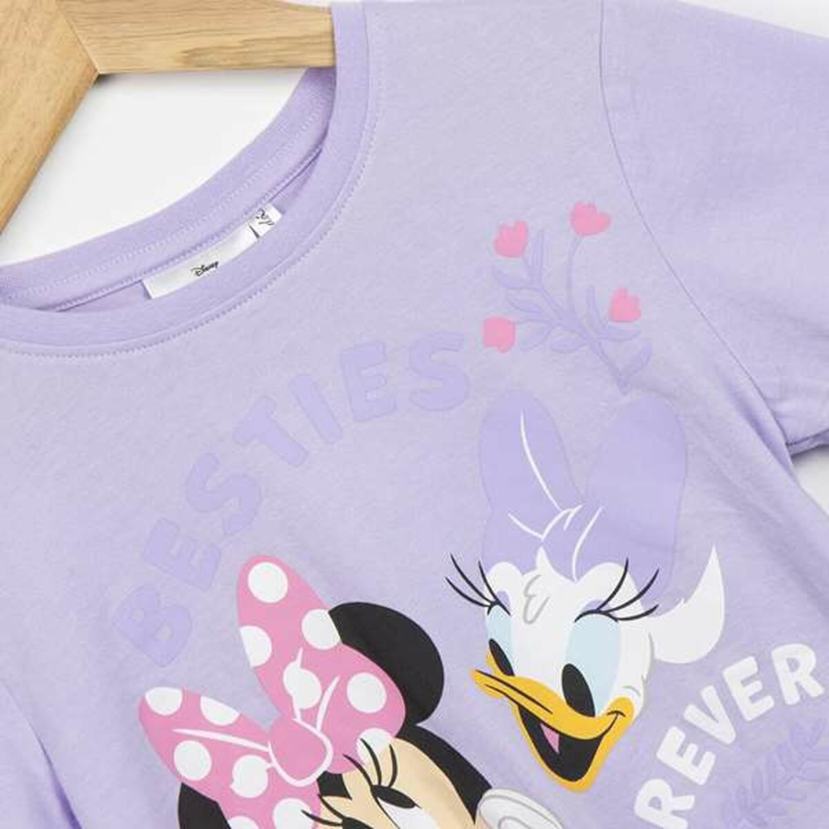 Barn T-shirt med kortärm Minnie Mouse Purpur - 3