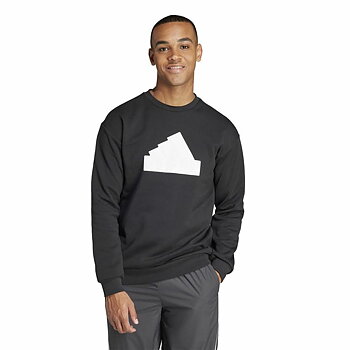 Tröja utan huva Adidas Fi Bos Crw Svart XXL