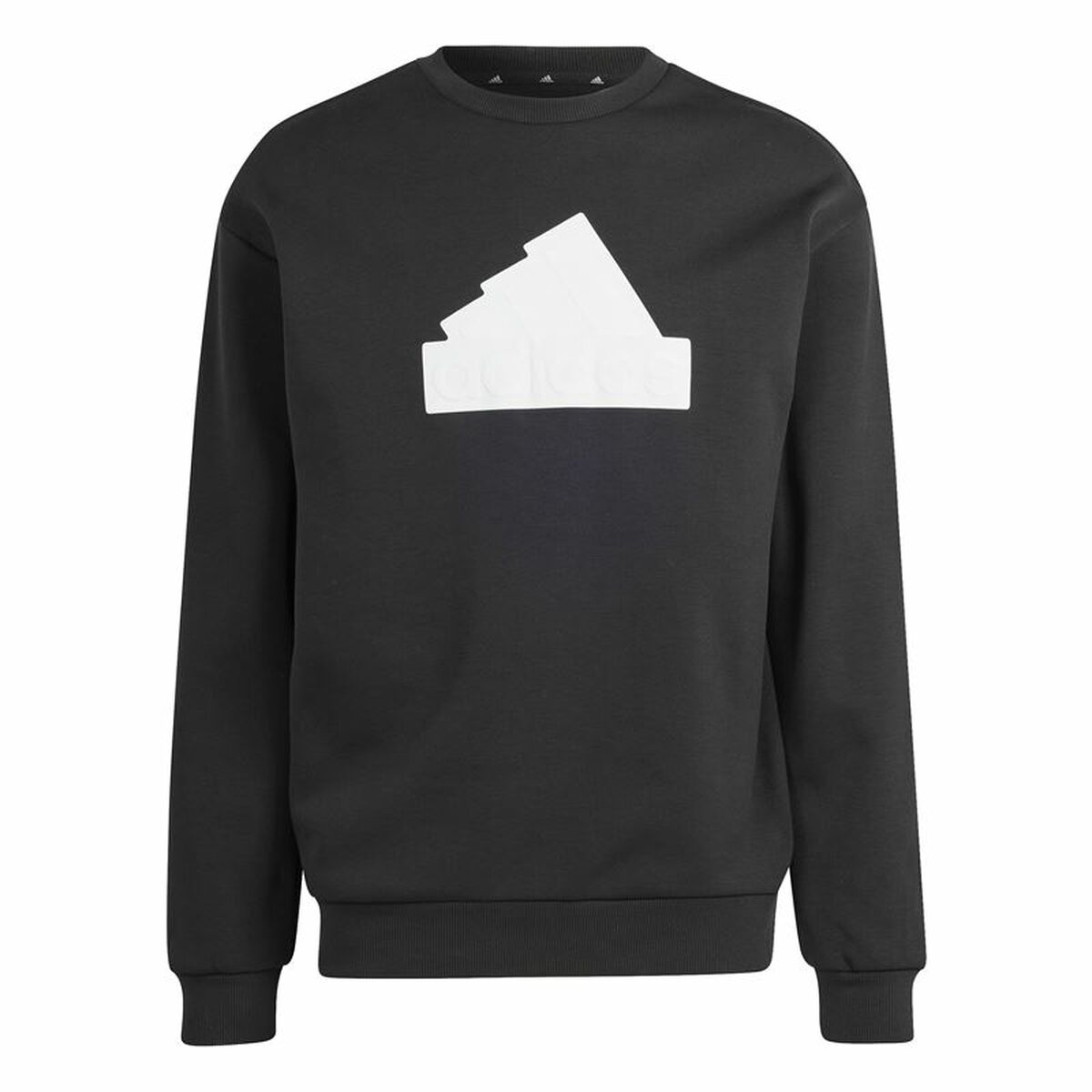 Tröja utan huva Adidas Fi Bos Crw Svart XXL