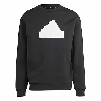 Tröja utan huva Adidas Fi Bos Crw Svart XXL