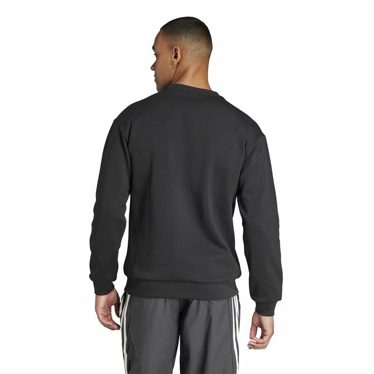 Tröja utan huva Adidas Fi Bos Crw Svart XXL - 3