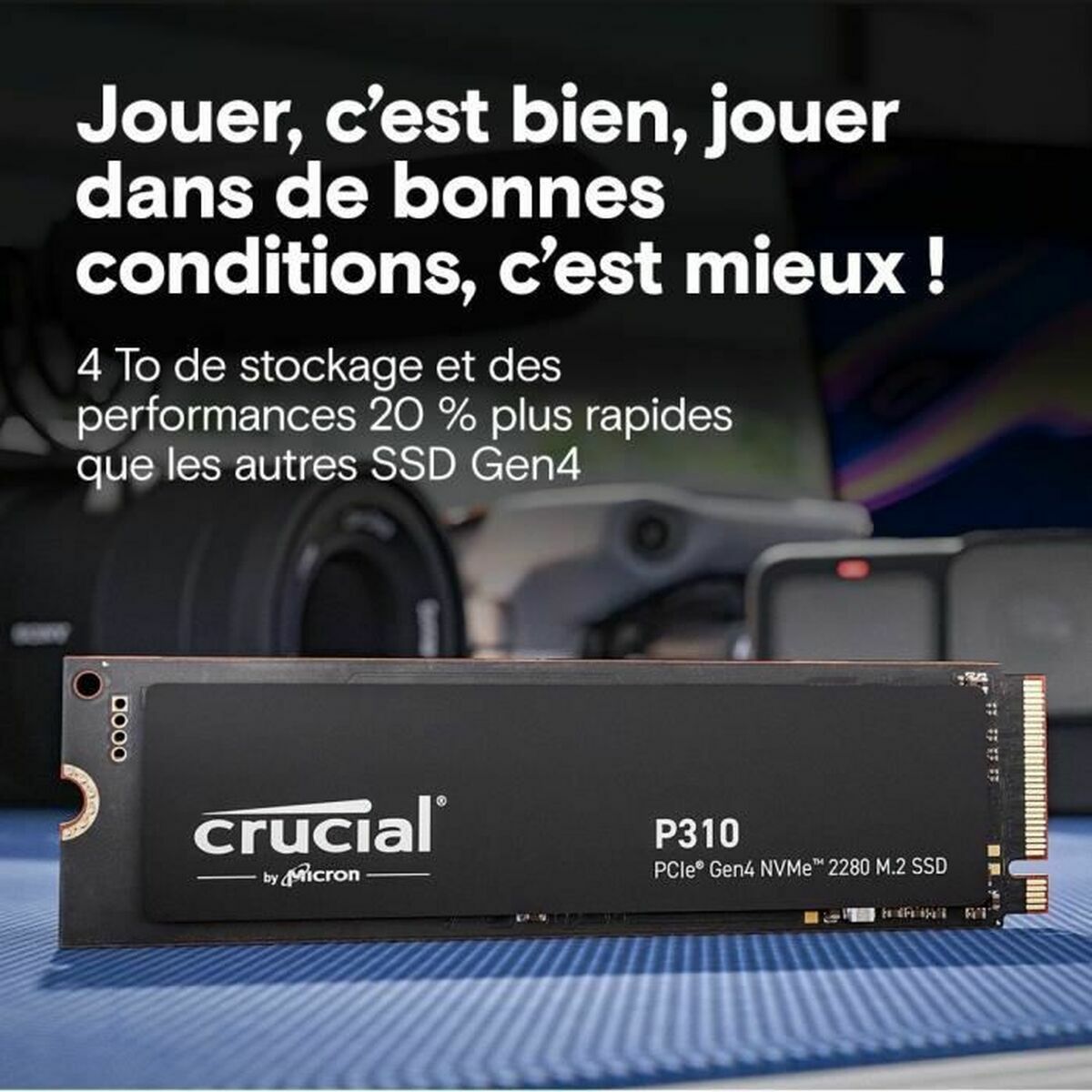 Hårddisk Crucial CT4000P310SSD8 4 TB SSD - 2